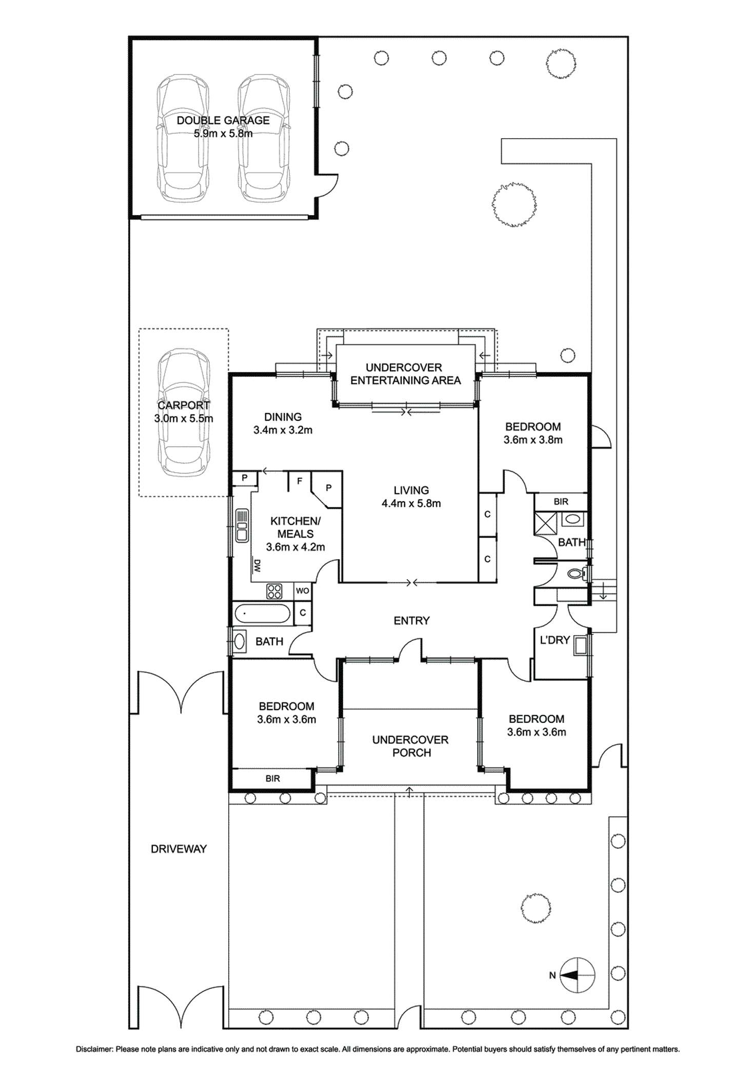 Floorplan of Homely house listing, 10 Myrtle Street, Bentleigh VIC 3204