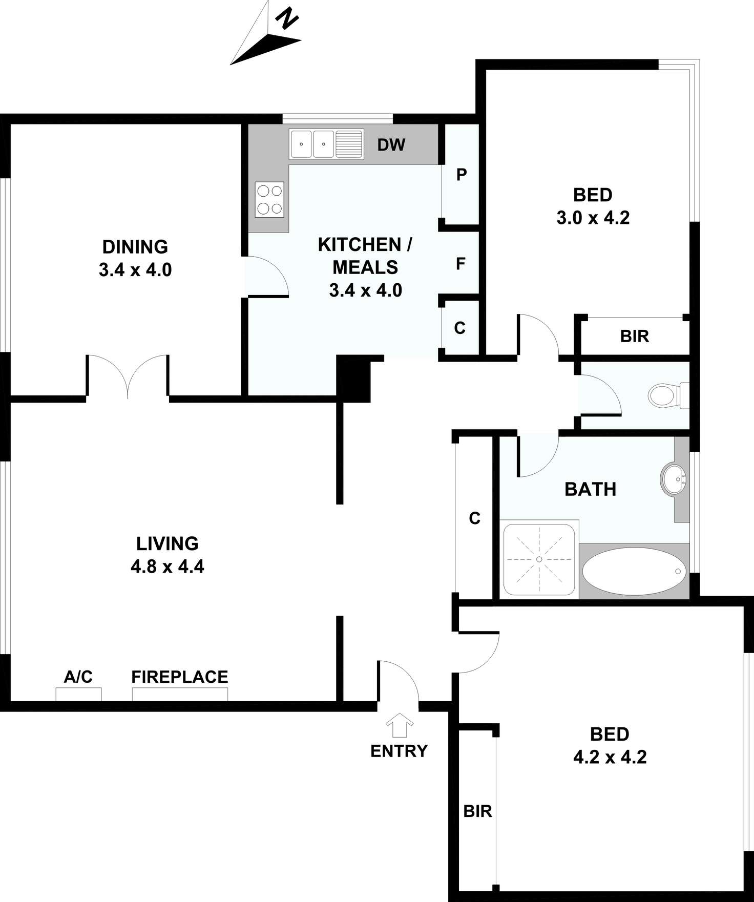 Floorplan of Homely house listing, 12/355-357 Alma  Road, Caulfield North VIC 3161