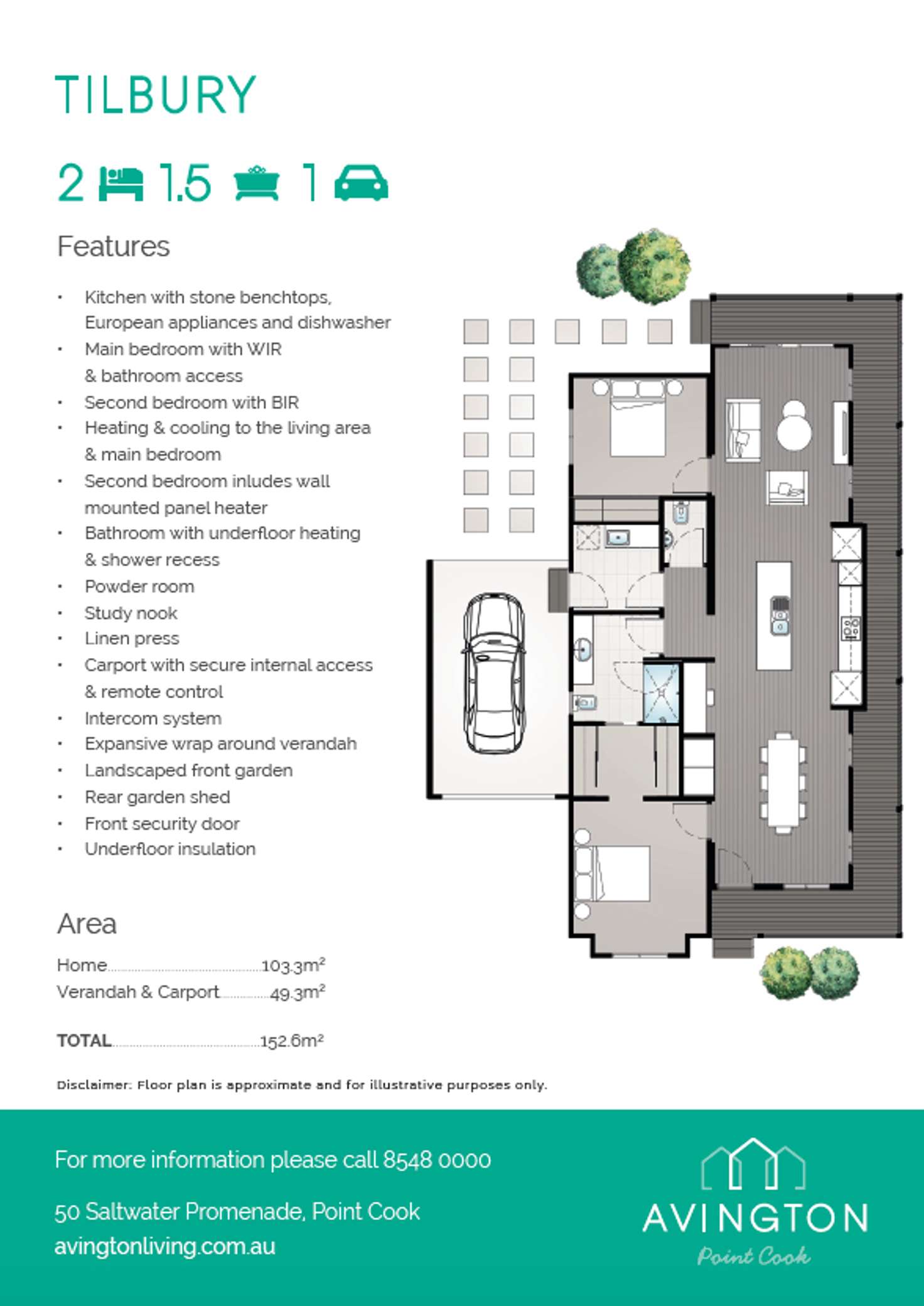 Floorplan of Homely retirement listing, LOT 426, 50 Saltwater Promenade, Point Cook VIC 3030