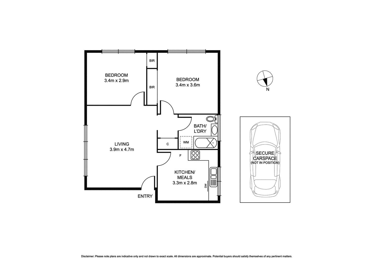 Floorplan of Homely apartment listing, 3/694 Inkerman Road, Caulfield North VIC 3161