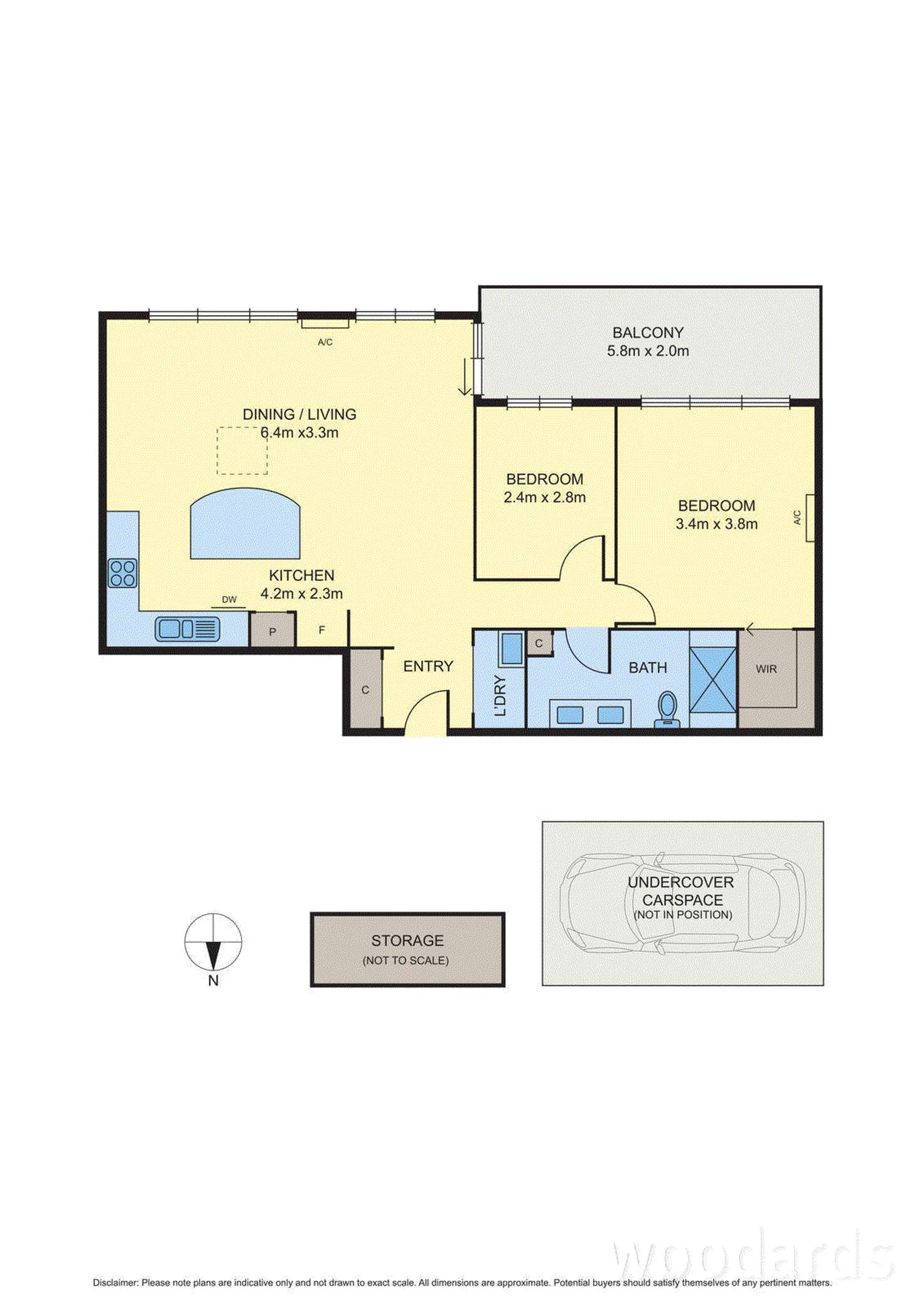 Floorplan of Homely apartment listing, 44/78 Manningham Road, Bulleen VIC 3105