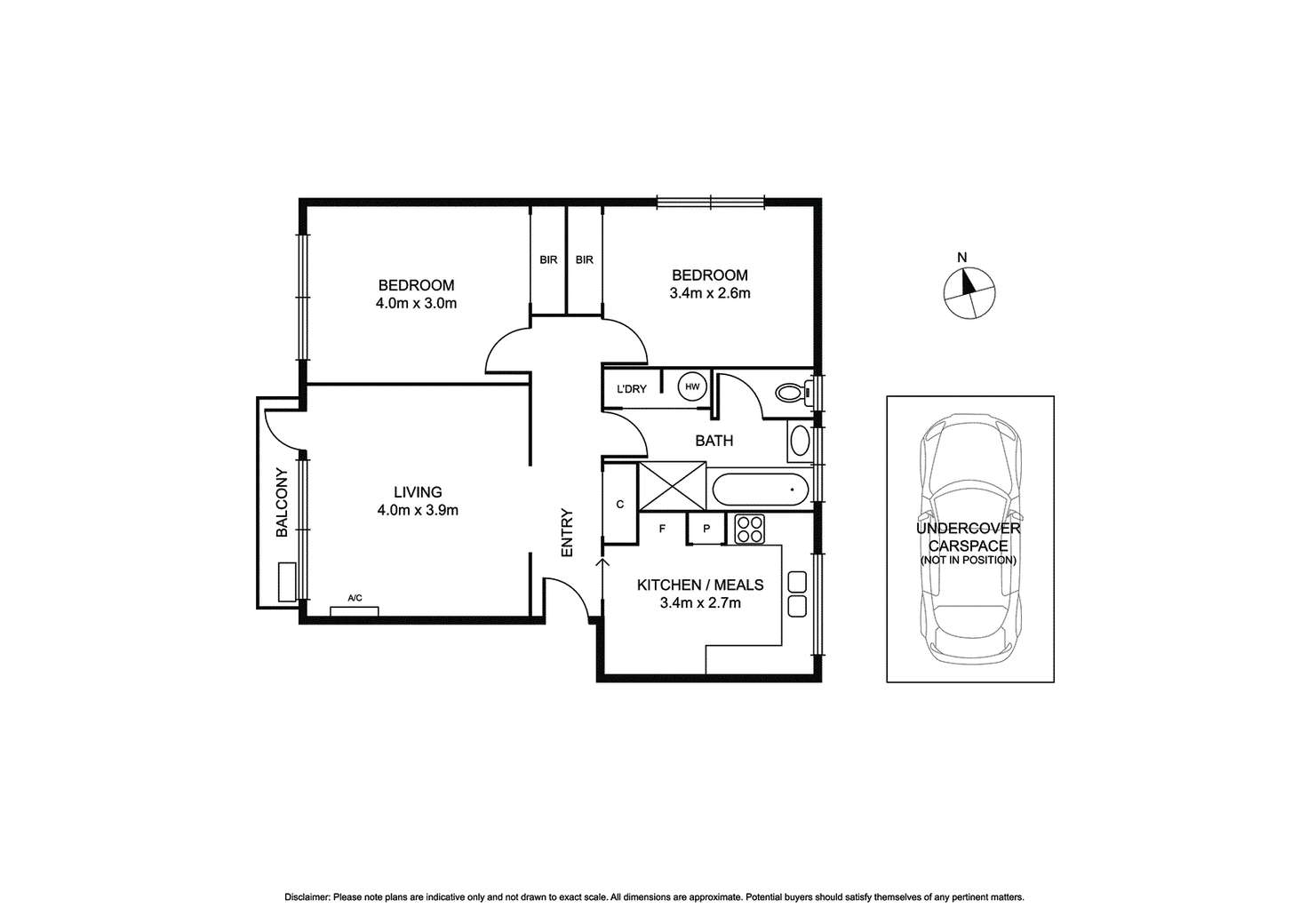 Floorplan of Homely apartment listing, 6/698 Inkerman Road, Caulfield North VIC 3161