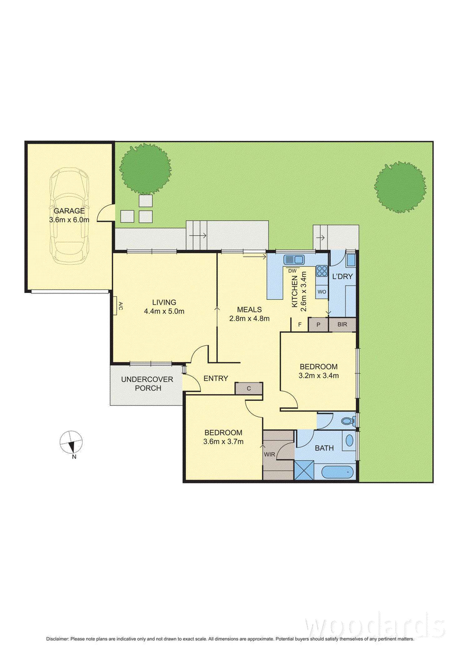 Floorplan of Homely unit listing, 4/74-76 George Street, Doncaster East VIC 3109