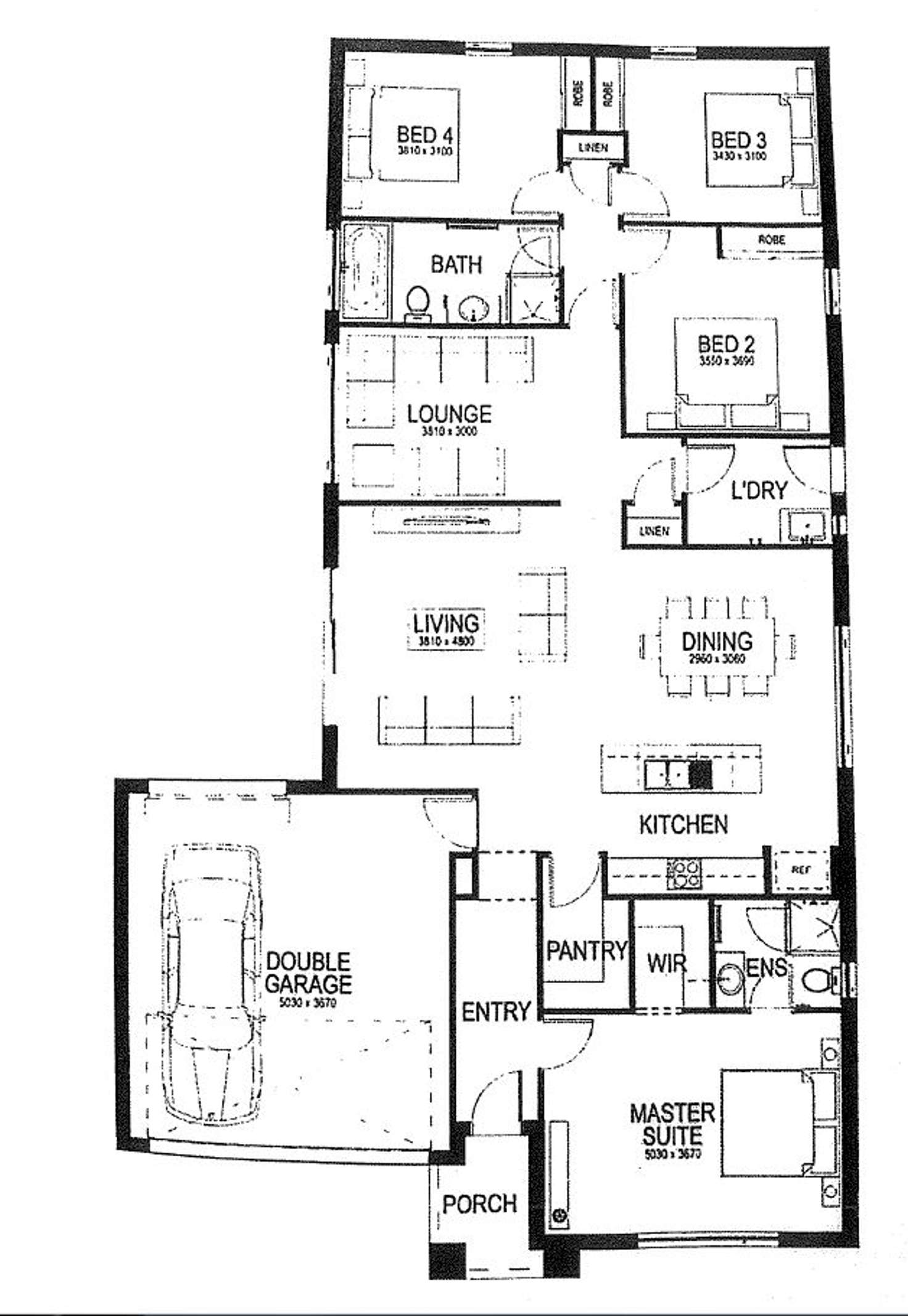 Floorplan of Homely house listing, 44 Devizes Drive, Wollert VIC 3750