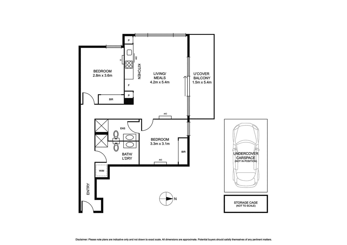 Floorplan of Homely apartment listing, 207/316 Neerim Road, Carnegie VIC 3163