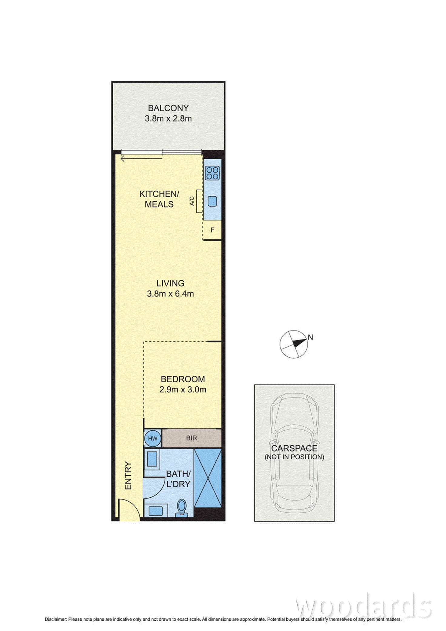 Floorplan of Homely apartment listing, 605/632 Doncaster Road, Doncaster VIC 3108