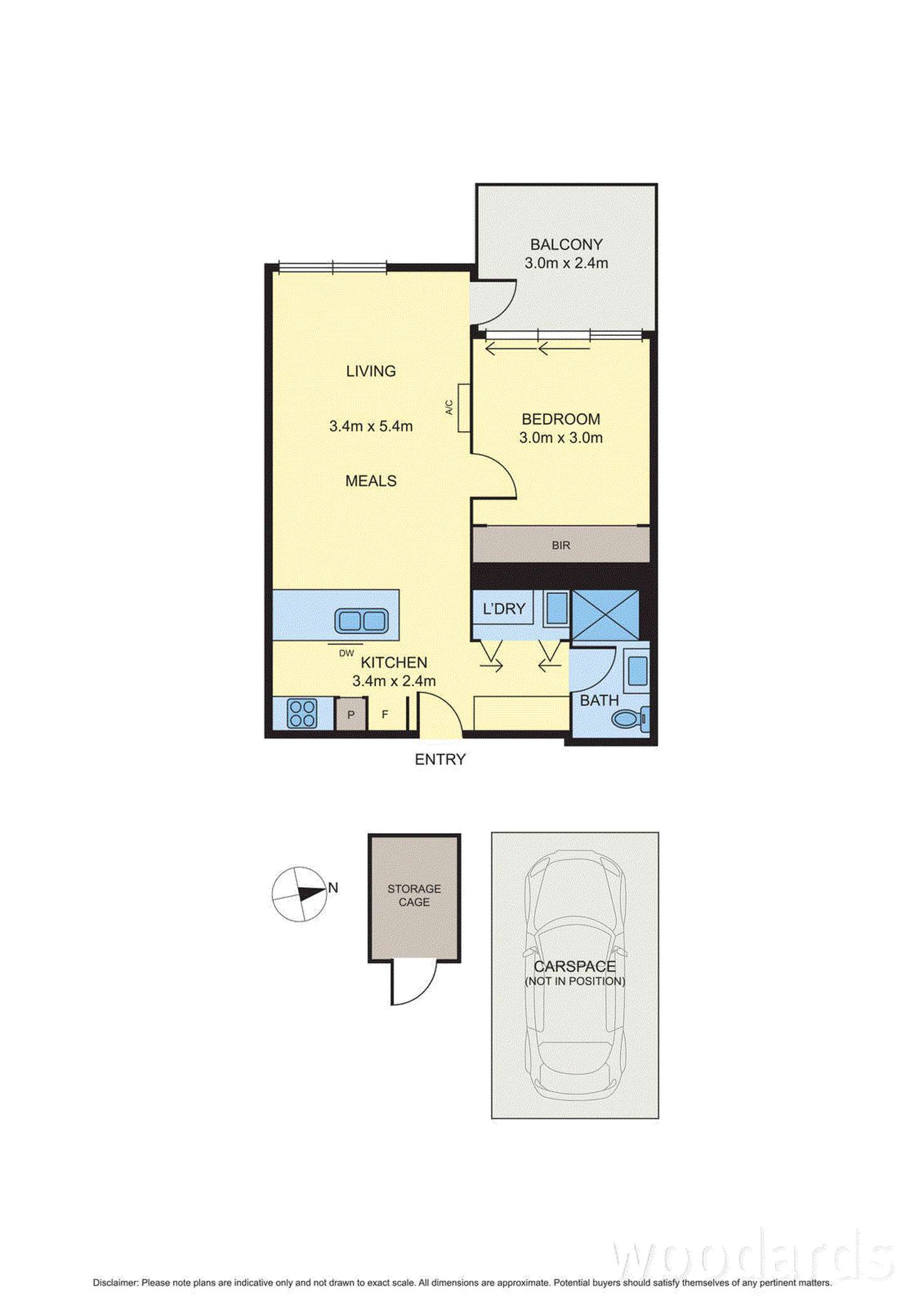 Floorplan of Homely apartment listing, 112/160 Williamsons Road, Doncaster VIC 3108