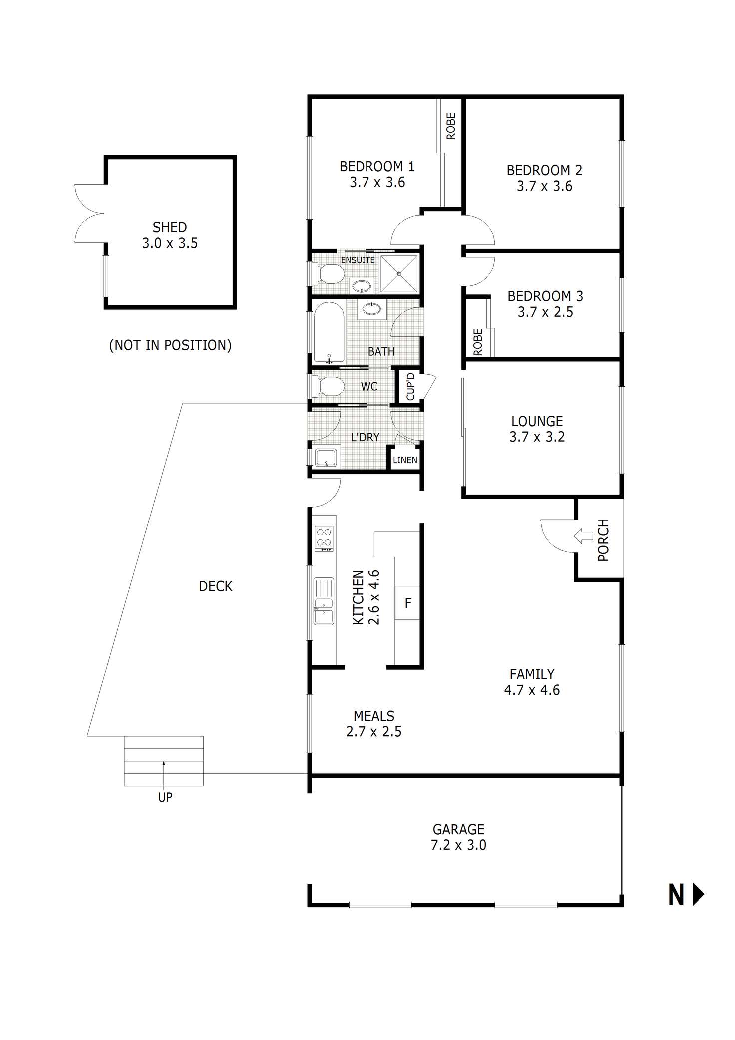Floorplan of Homely house listing, 49 William Street, Wallan VIC 3756