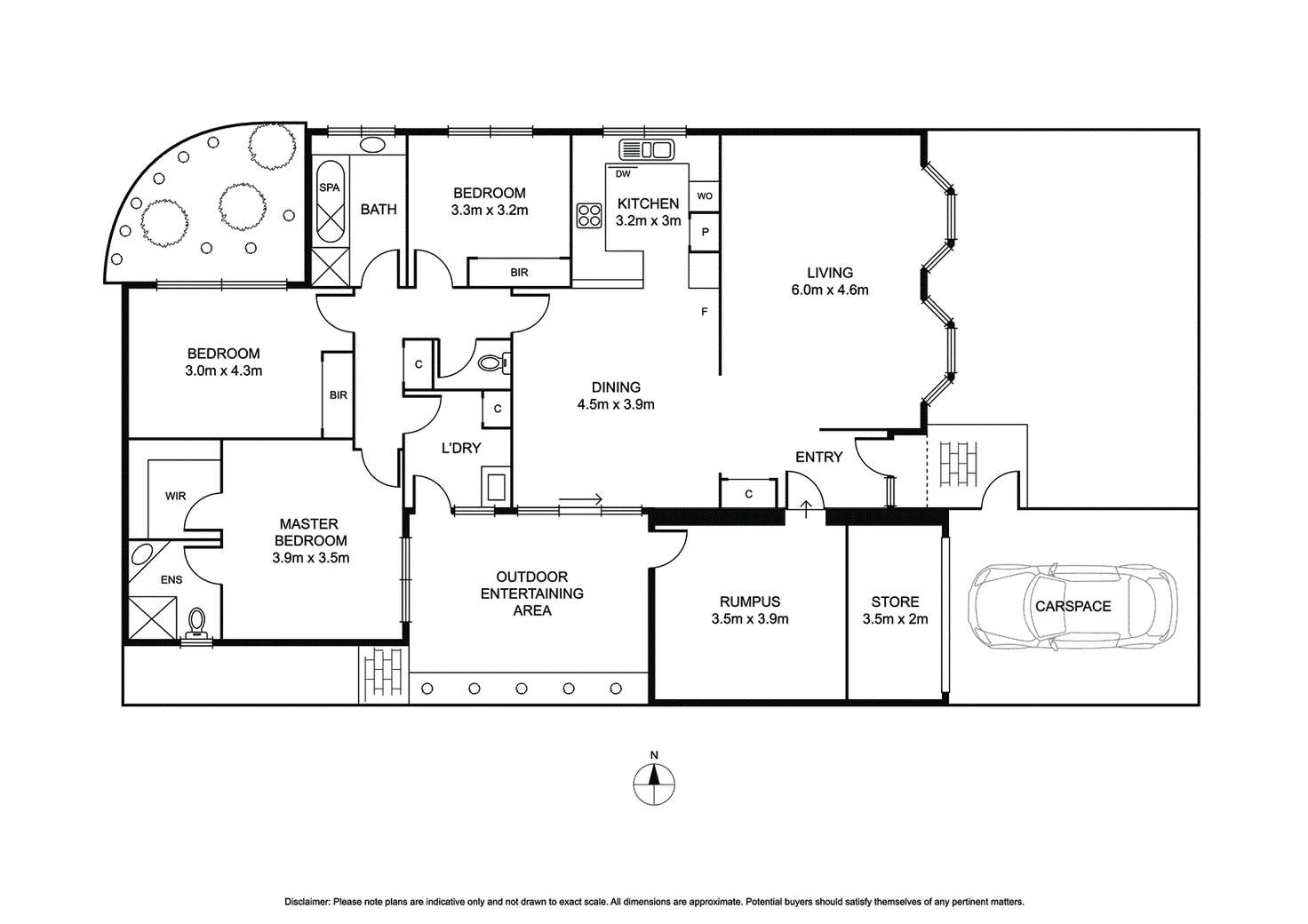 Floorplan of Homely unit listing, 1/241 Booran Road, Caulfield South VIC 3162