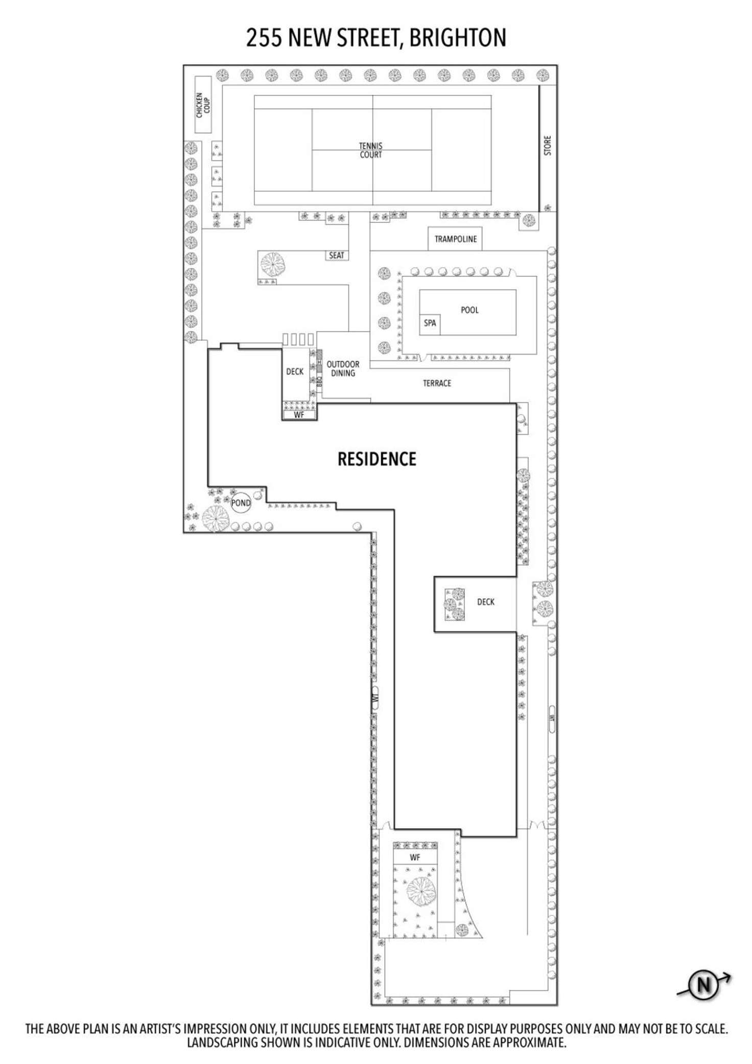 Floorplan of Homely house listing, 255 New Street, Brighton VIC 3186