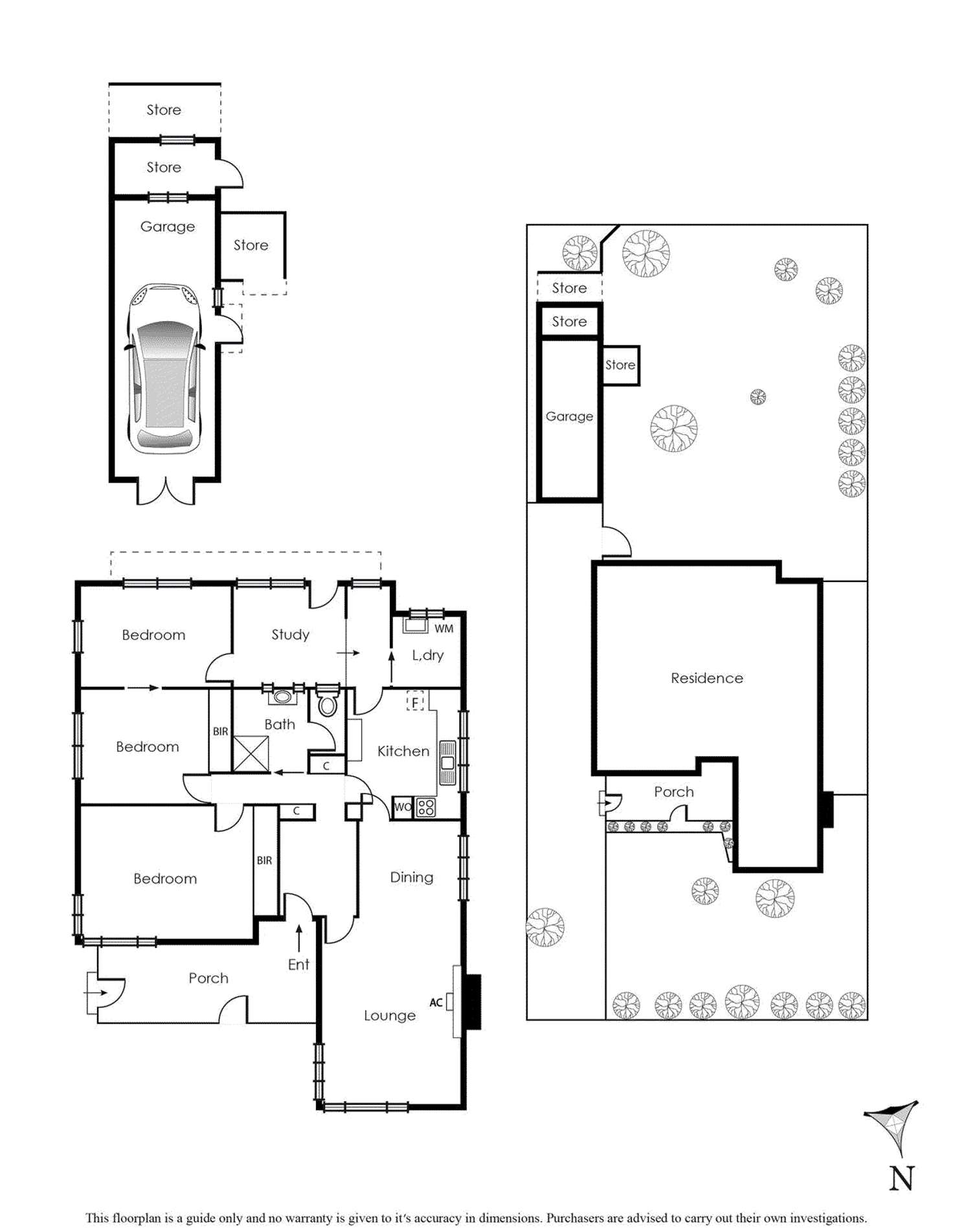Floorplan of Homely house listing, 24 Yawla Street, Bentleigh VIC 3204