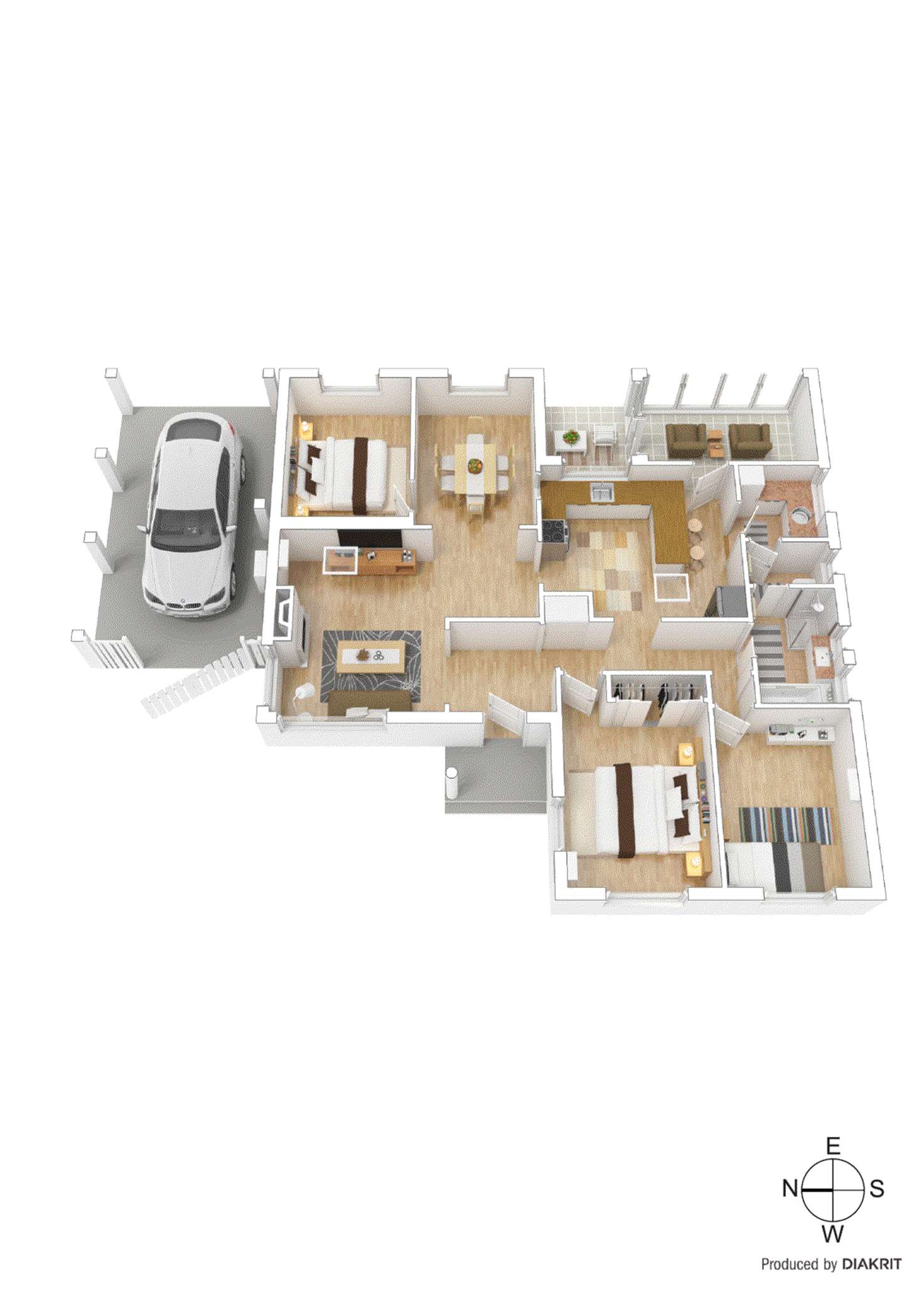 Floorplan of Homely house listing, 8 Malcolm Court, Mount Waverley VIC 3149