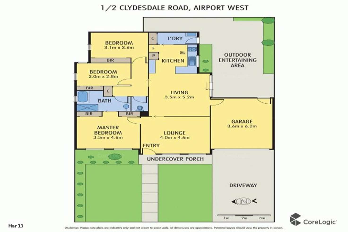 Floorplan of Homely unit listing, 1/21 Clydesdale Road, Airport West VIC 3042