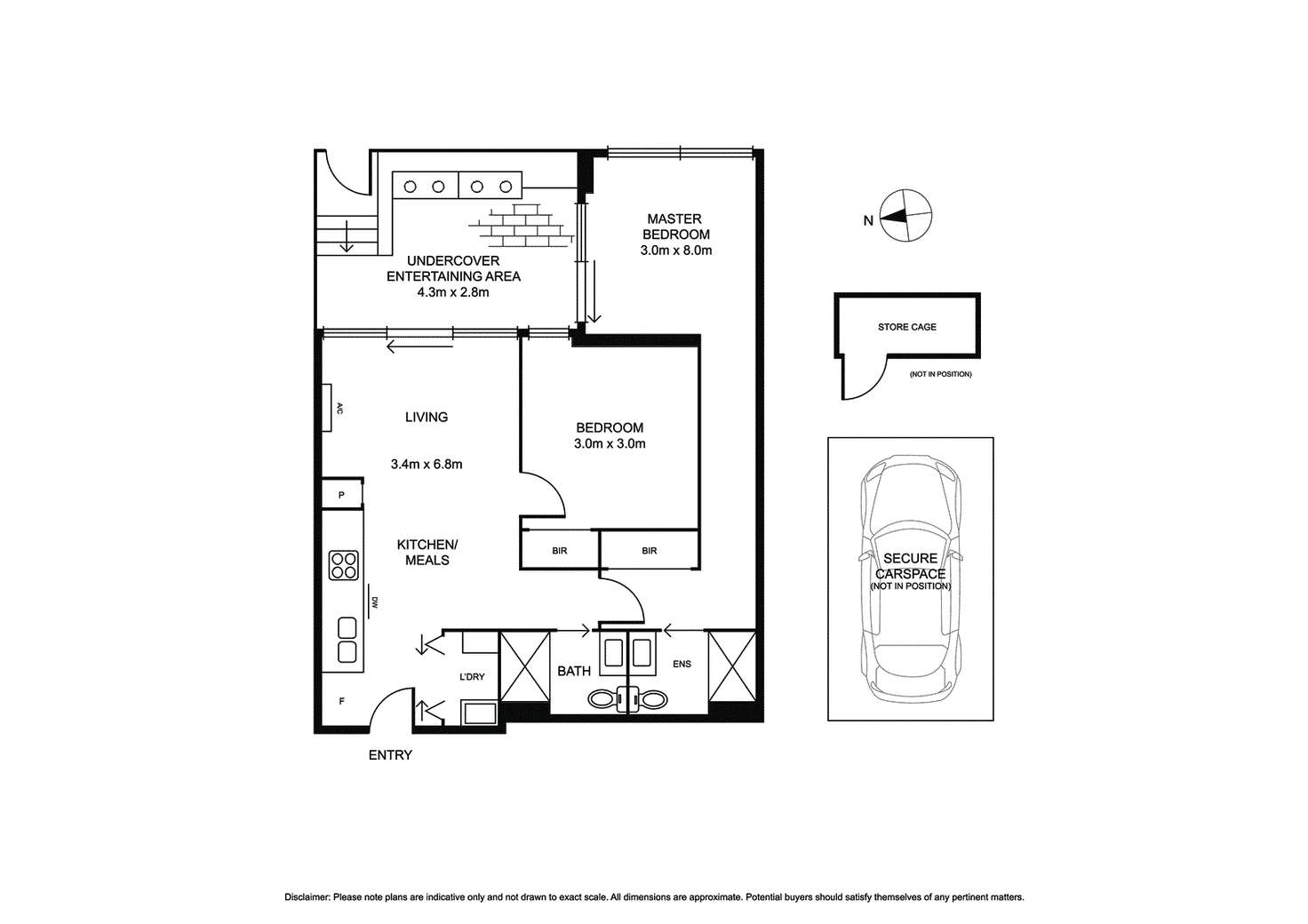 Floorplan of Homely apartment listing, G02/2A Royal Parade, Caulfield South VIC 3162