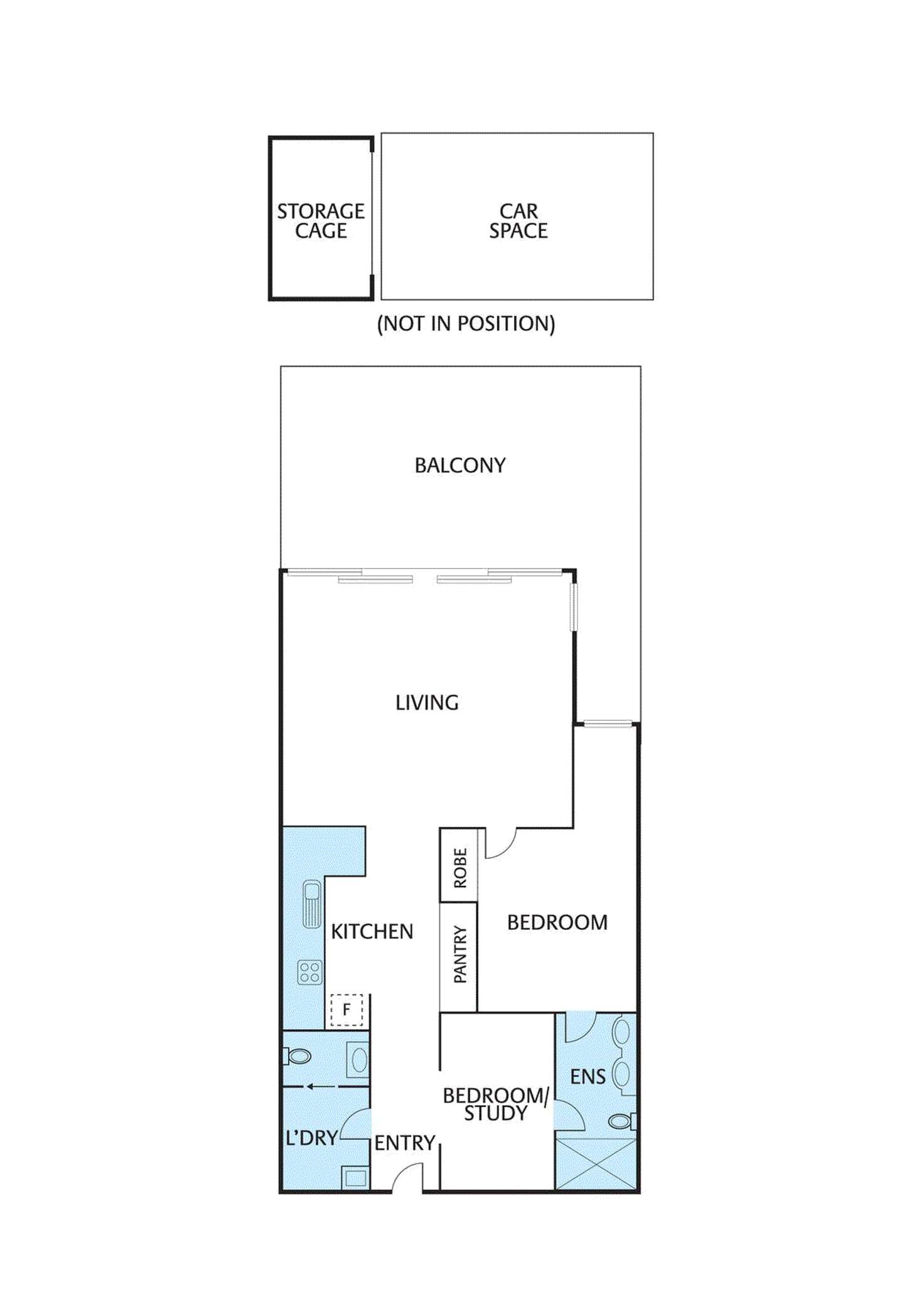 Floorplan of Homely apartment listing, 211/91 Tram Road, Doncaster VIC 3108