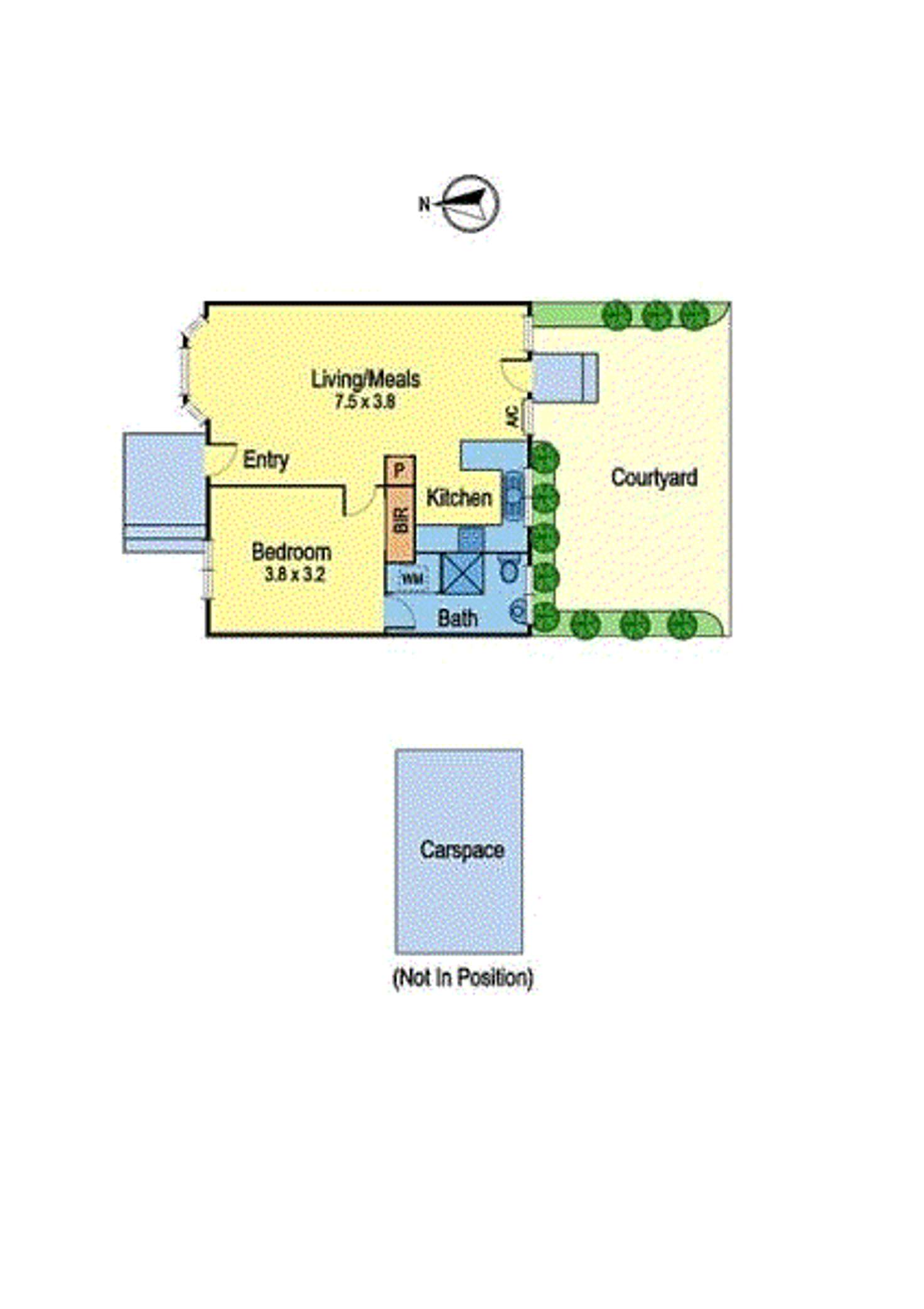Floorplan of Homely unit listing, 5/44 St Elmo Road, Ivanhoe VIC 3079