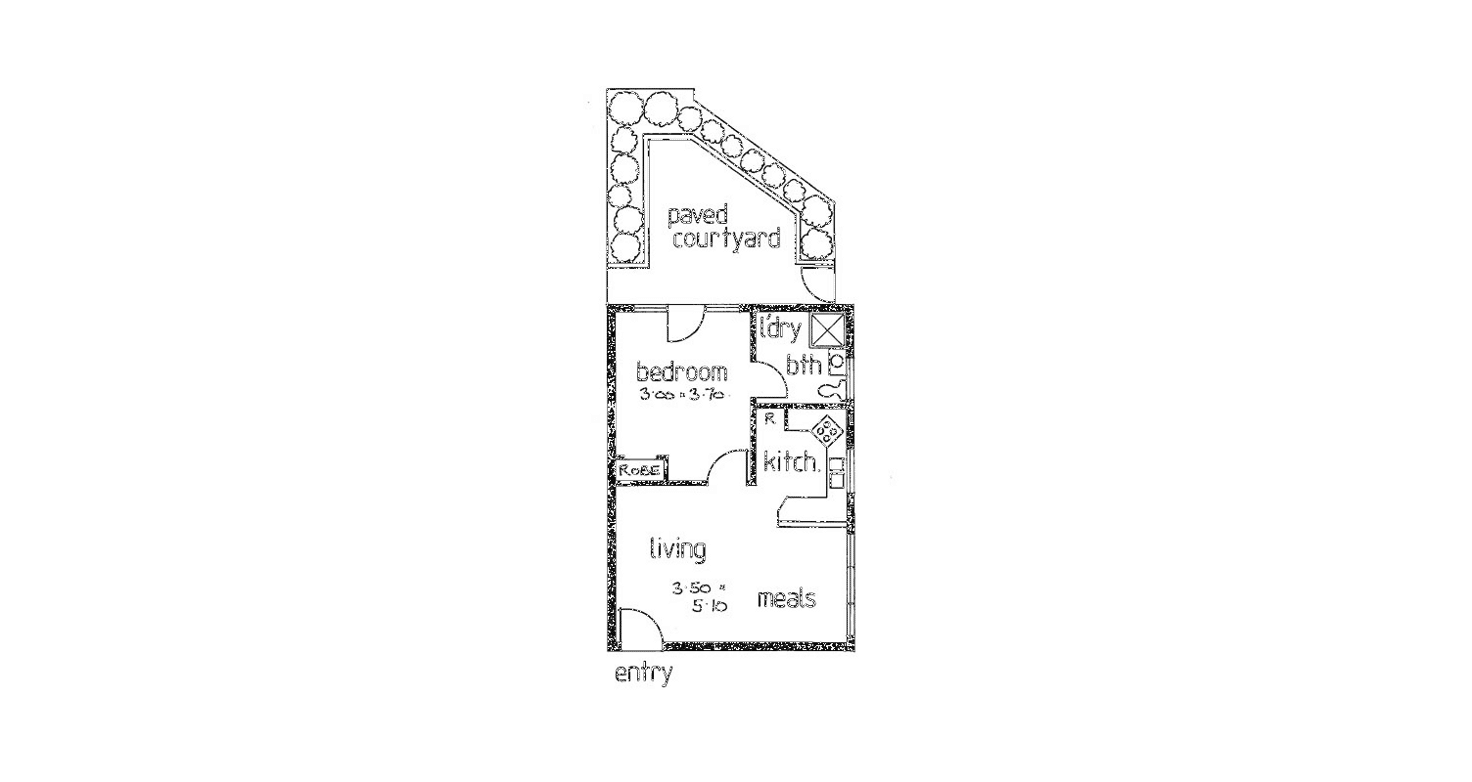 Floorplan of Homely apartment listing, 4/112 Ballantyne Street, Thornbury VIC 3071