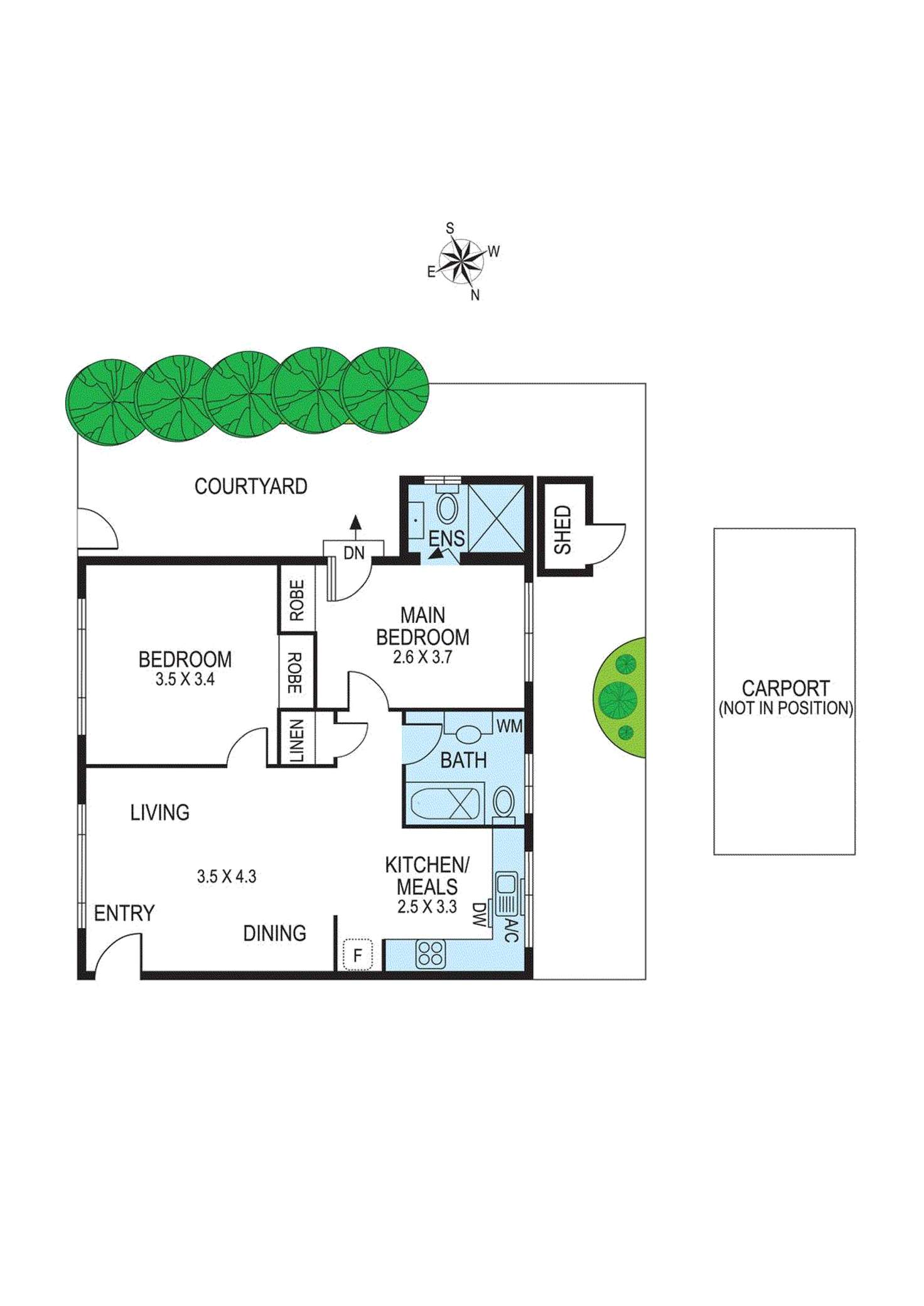 Floorplan of Homely apartment listing, 9/27 Tattenham Street, Caulfield East VIC 3145