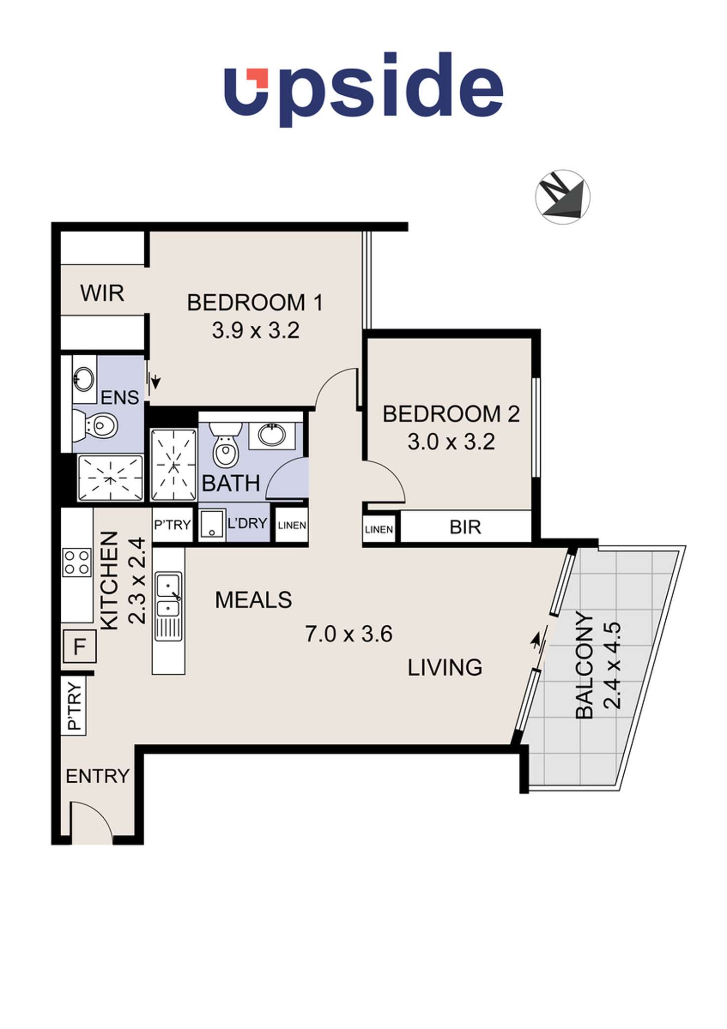 Floorplan of Homely apartment listing, 60/275 Flemington Road, Franklin ACT 2913