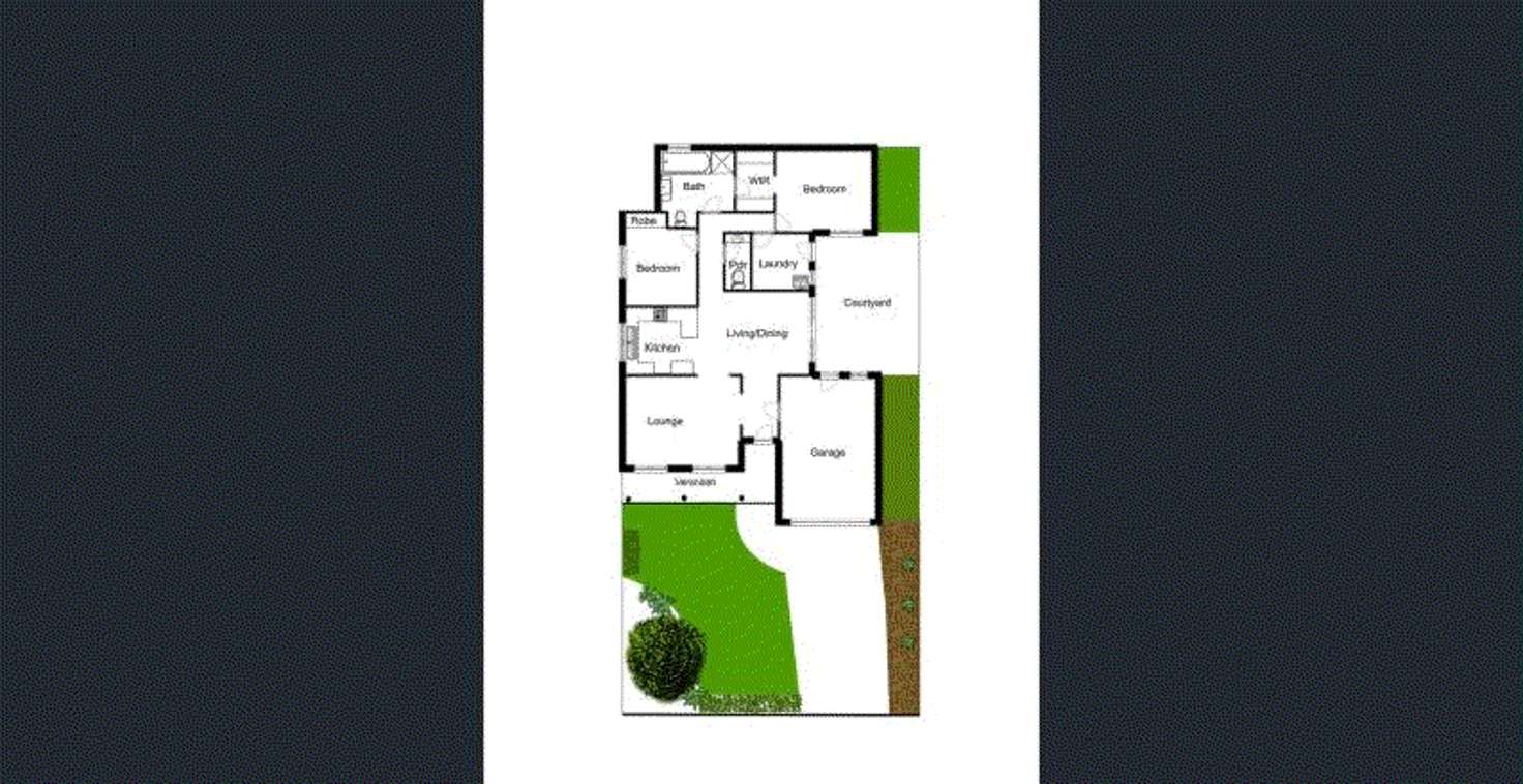 Floorplan of Homely unit listing, 1/465 Upper Heidelberg Road, Heidelberg Heights VIC 3081
