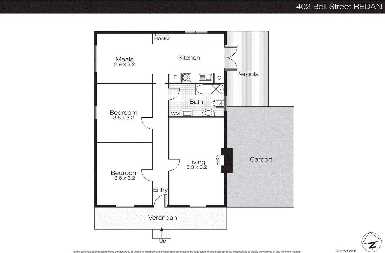 Floorplan of Homely house listing, 402 Bell Street, Redan VIC 3350