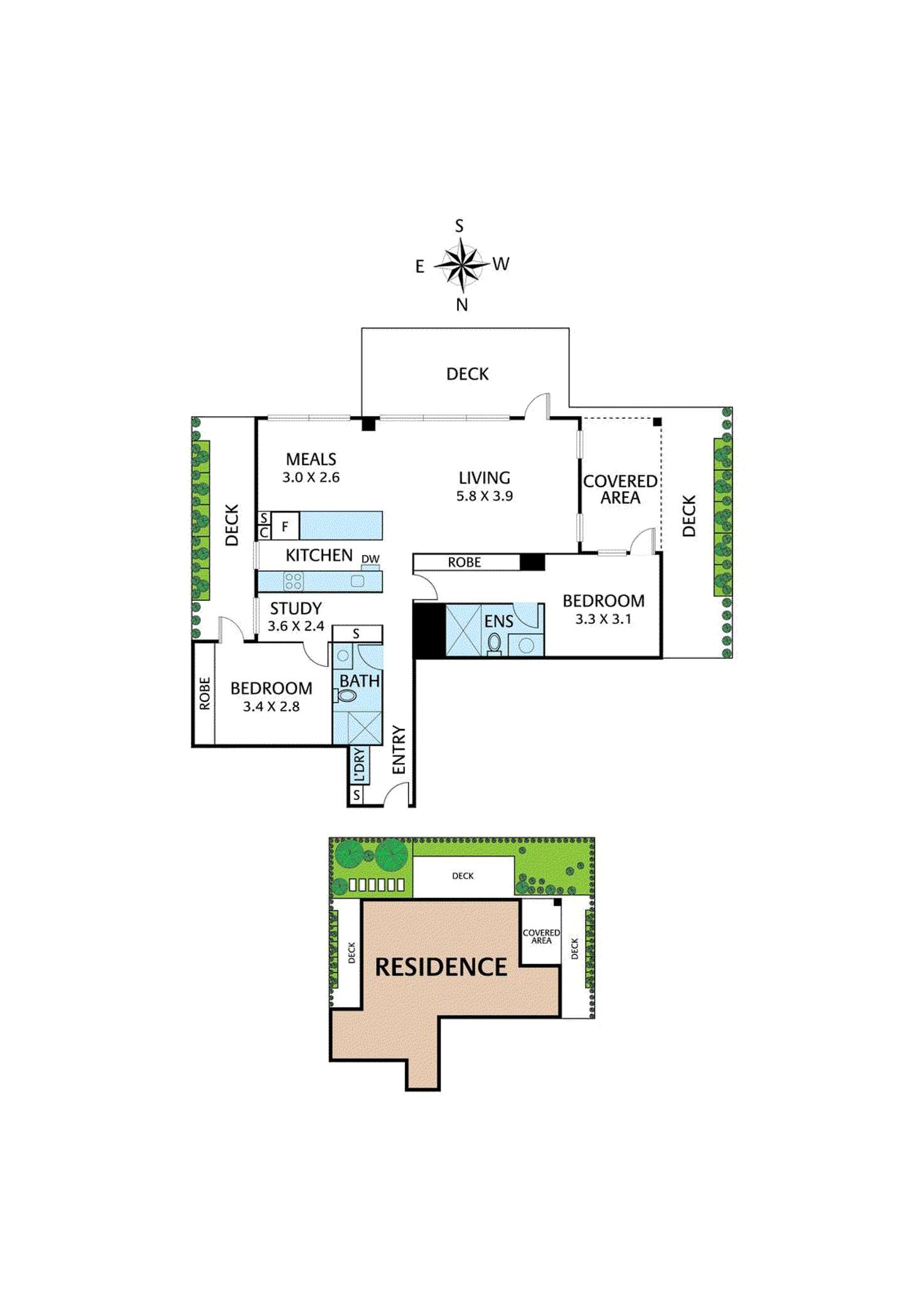Floorplan of Homely apartment listing, 4/204 Whitehorse Road, Balwyn VIC 3103