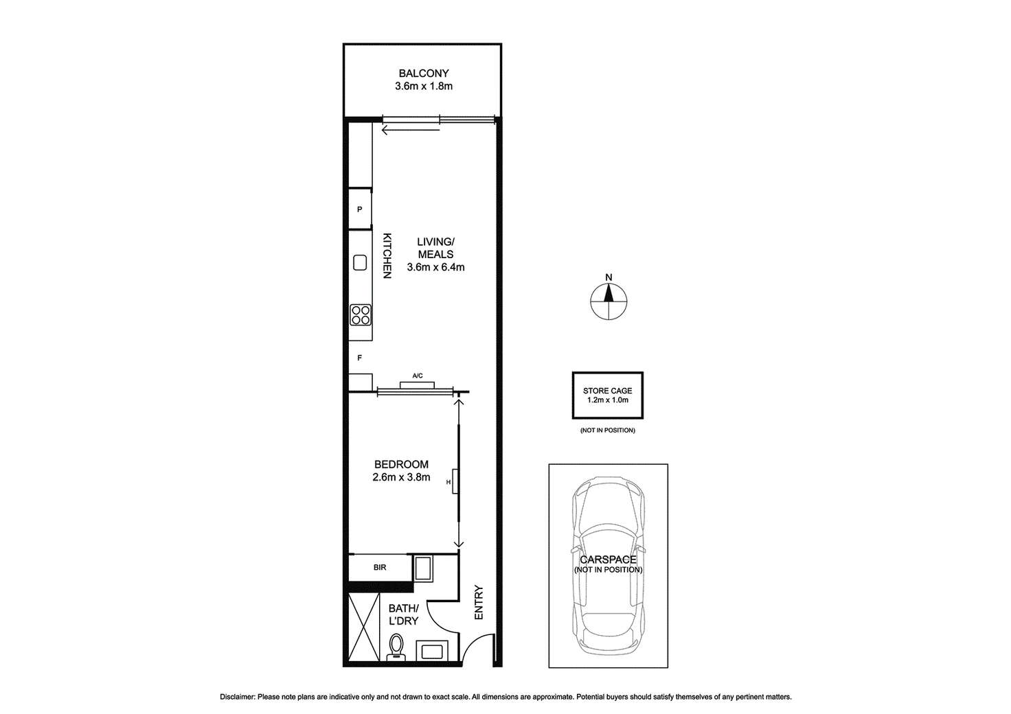 Floorplan of Homely apartment listing, 203/193 Mckinnon Road, Mckinnon VIC 3204