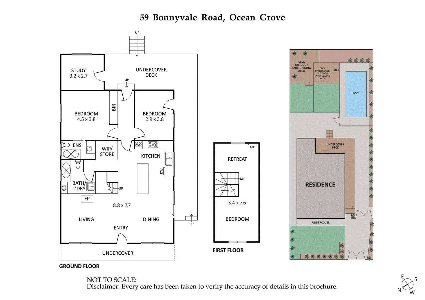 Floorplan of Homely house listing, 59 Bonnyvale Road, Ocean Grove VIC 3226