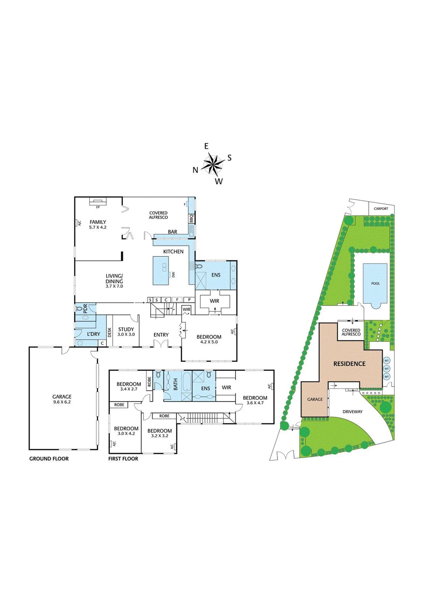Floorplan of Homely house listing, 14 Marino Way, Diamond Creek VIC 3089