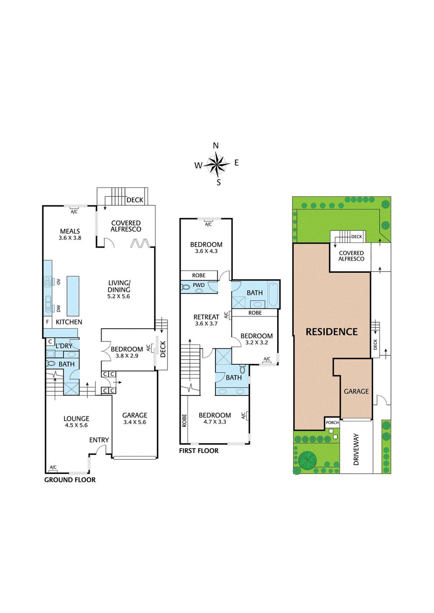 Floorplan of Homely house listing, 135a Woodhouse Grove, Box Hill North VIC 3129
