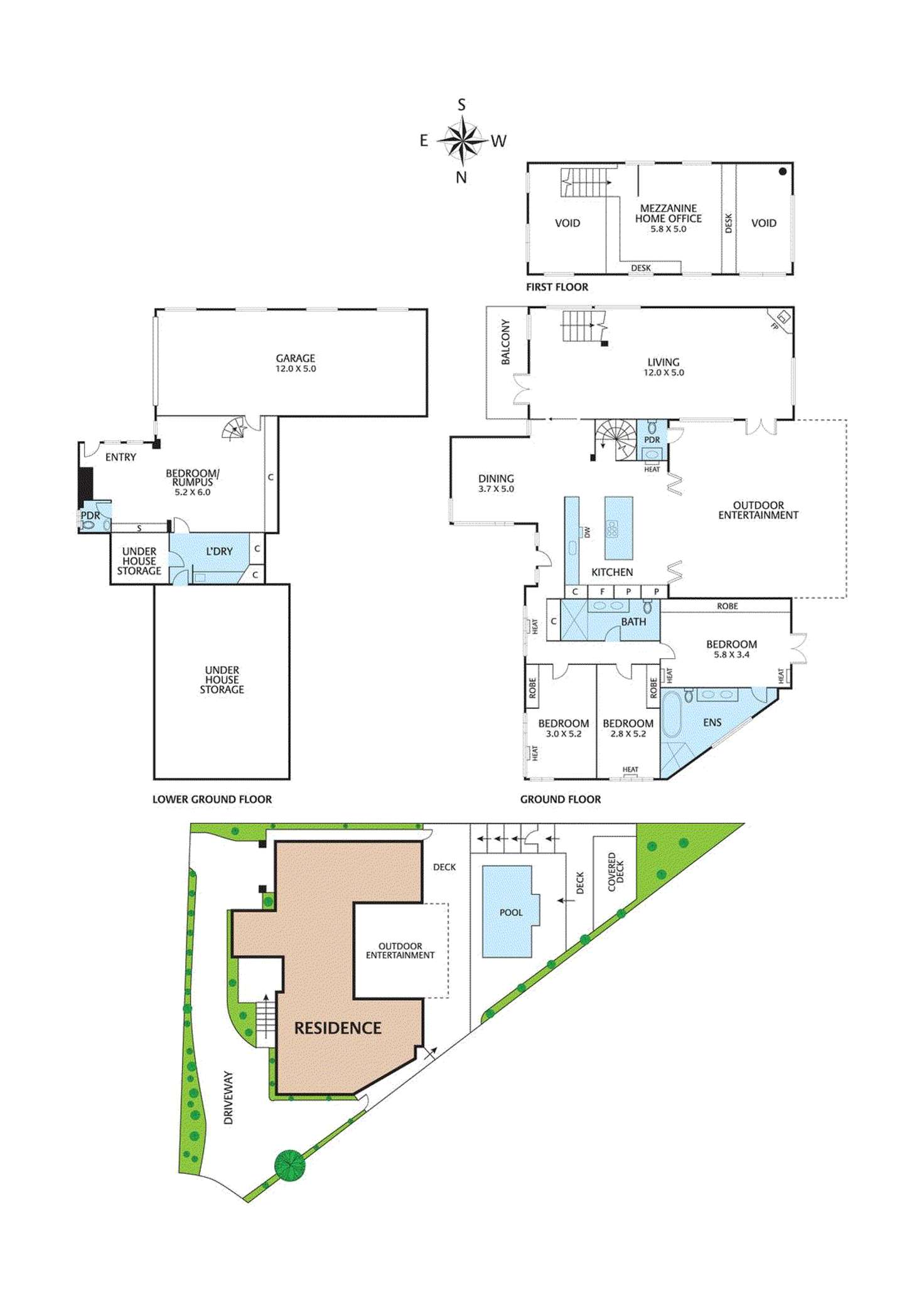 Floorplan of Homely house listing, 5 Stone Court, Viewbank VIC 3084