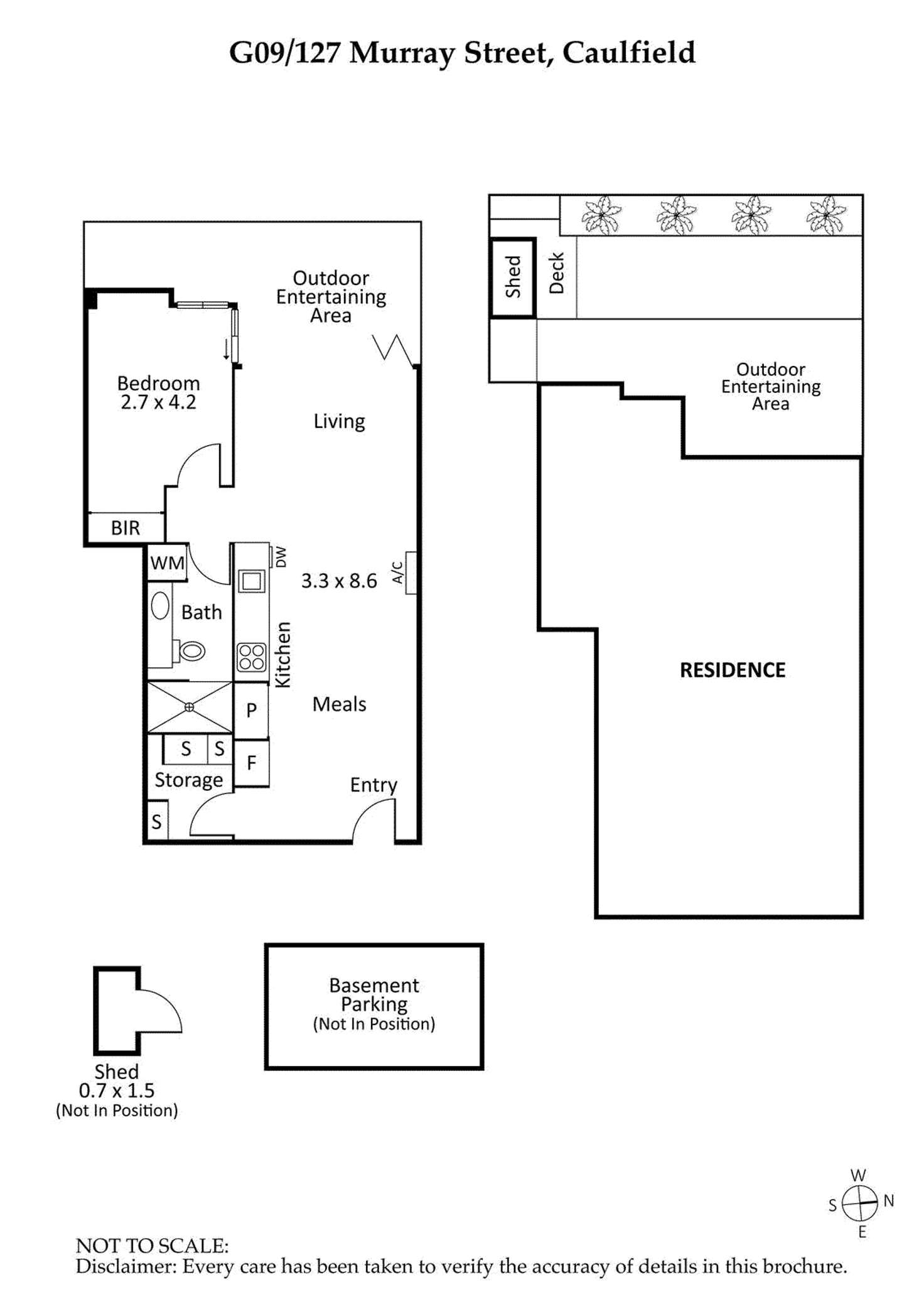 Floorplan of Homely apartment listing, G09/127 Murray Street, Caulfield VIC 3162