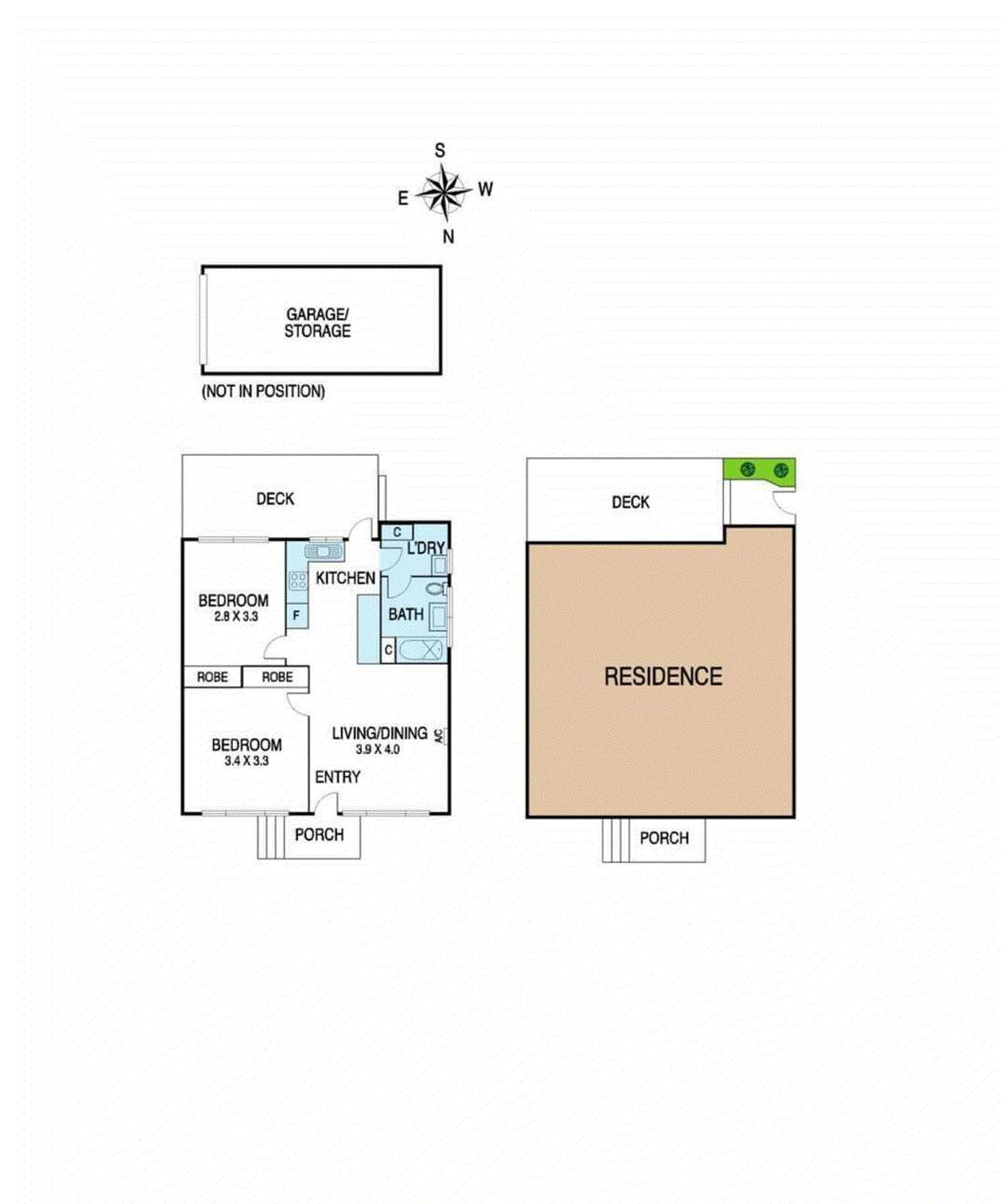 Floorplan of Homely unit listing, 4/96 Blackburn Road, Blackburn VIC 3130