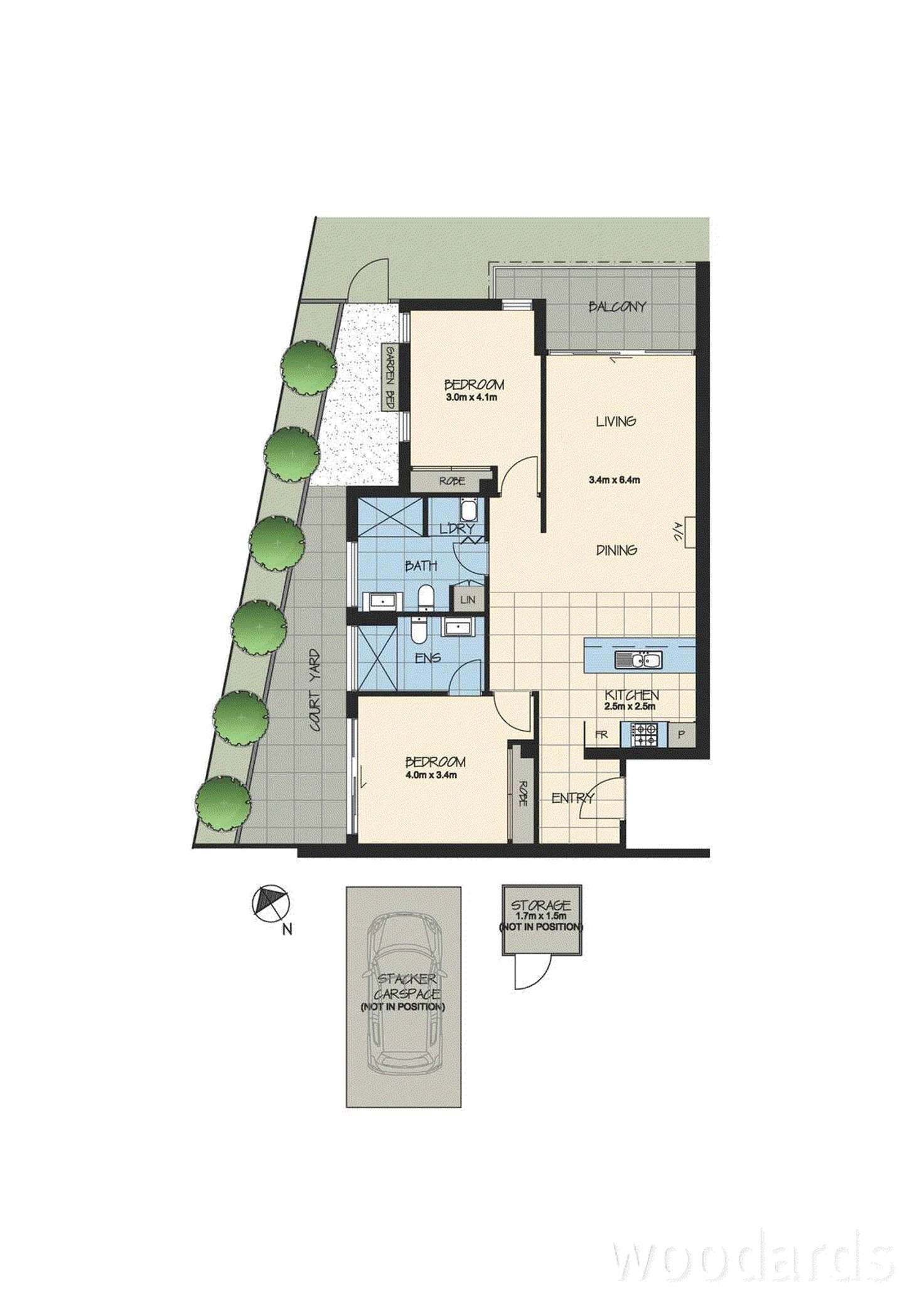 Floorplan of Homely apartment listing, 2/148 Mitcham Road, Donvale VIC 3111