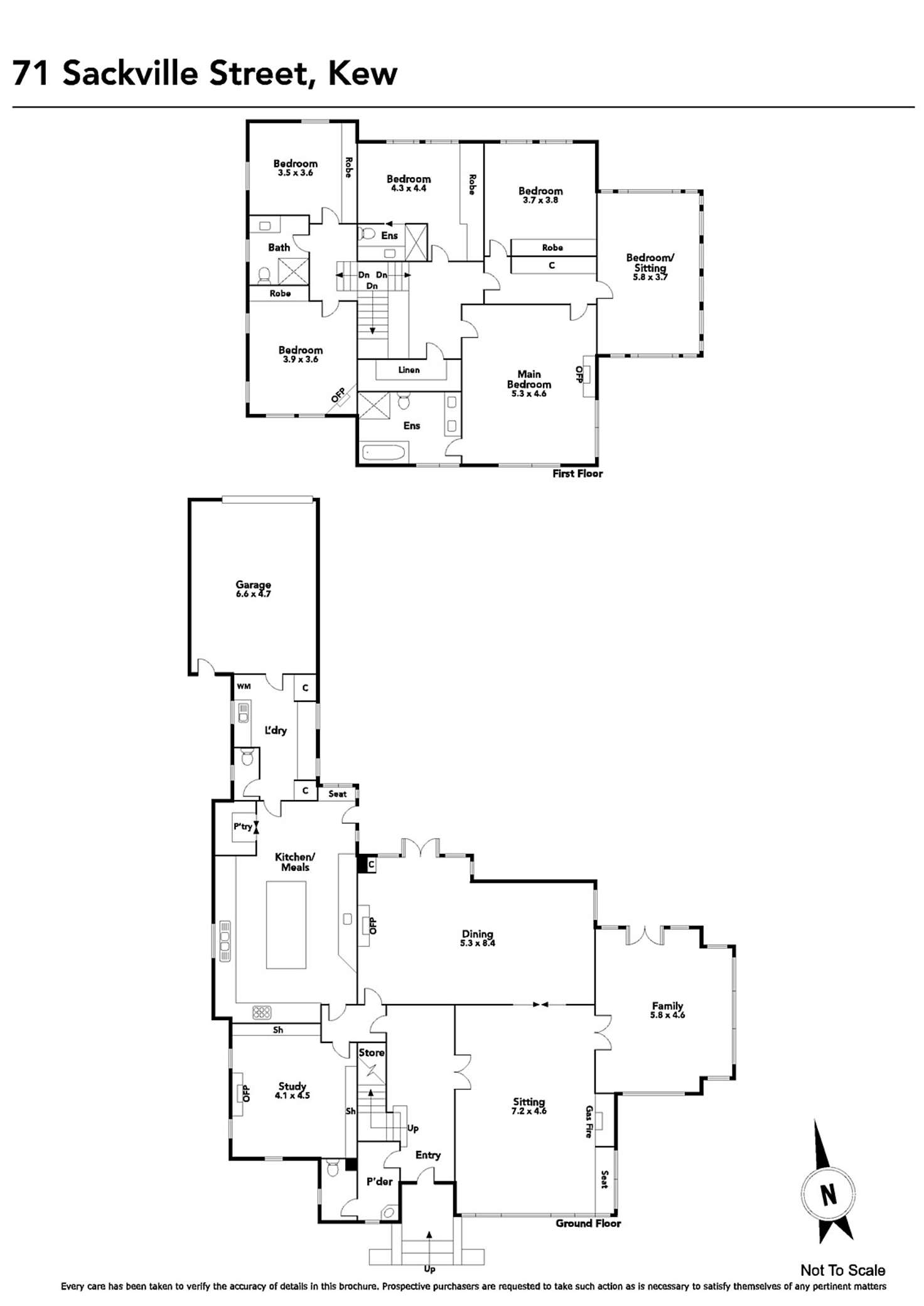 Floorplan of Homely house listing, 71 Sackville Street, Kew VIC 3101