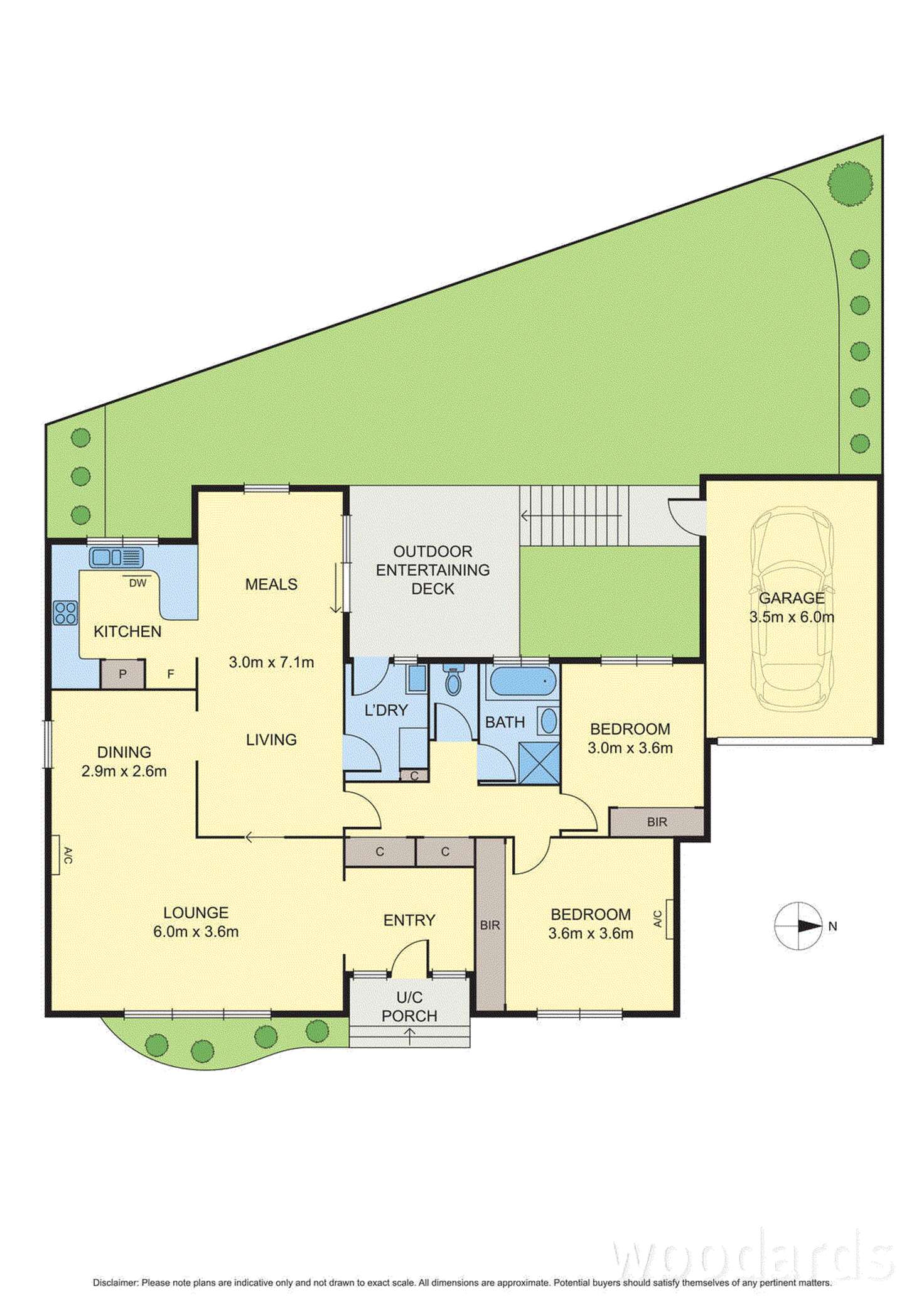 Floorplan of Homely unit listing, 6/420 Church Road, Templestowe VIC 3106