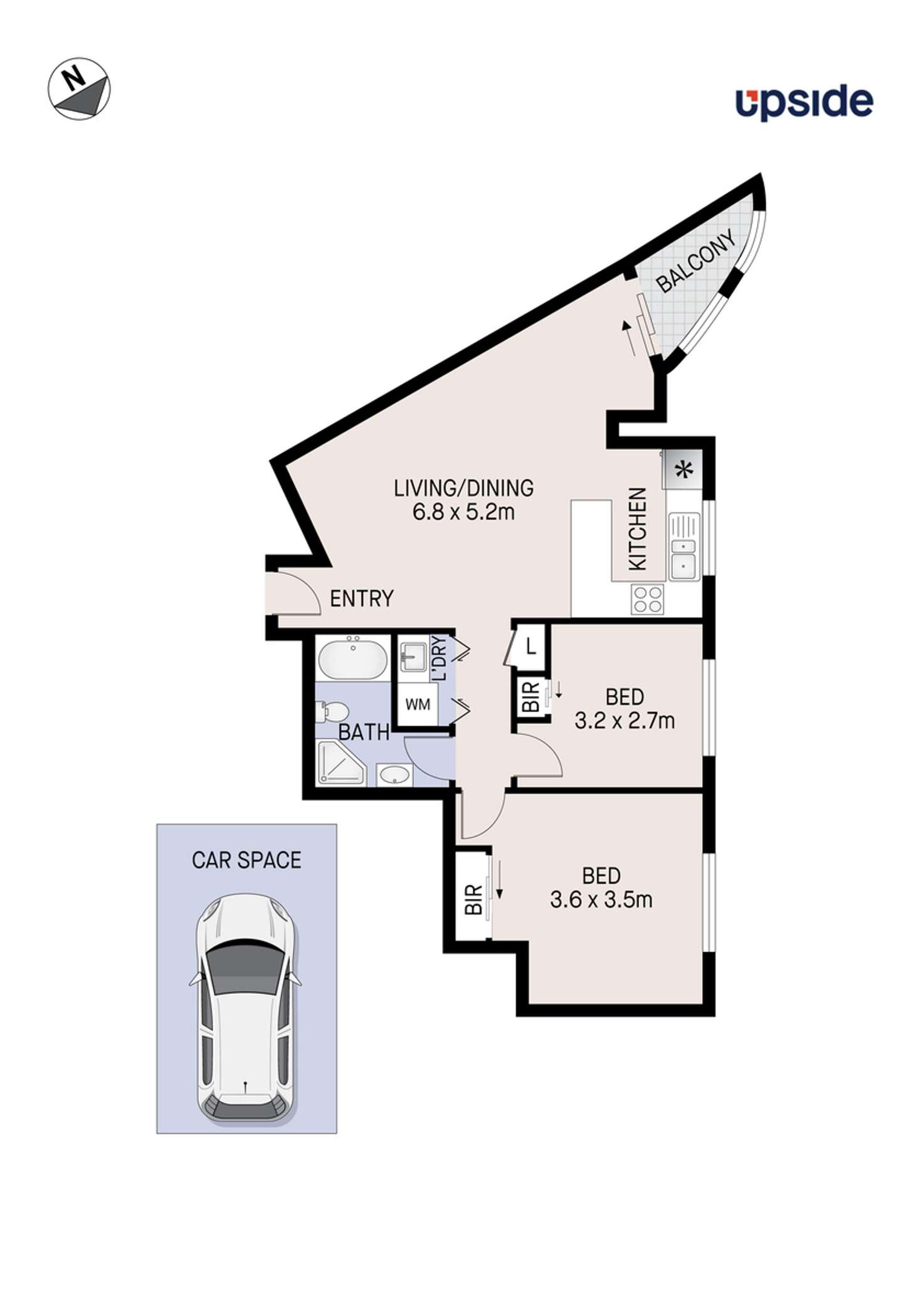 Floorplan of Homely unit listing, 56/2-4 Macquarie Road, Auburn NSW 2144