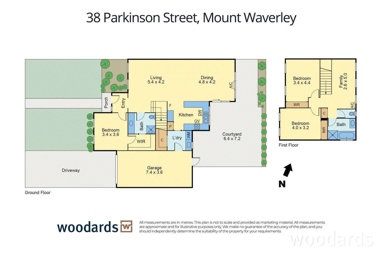 Floorplan of Homely house listing, 38 Parkinson Street, Mount Waverley VIC 3149