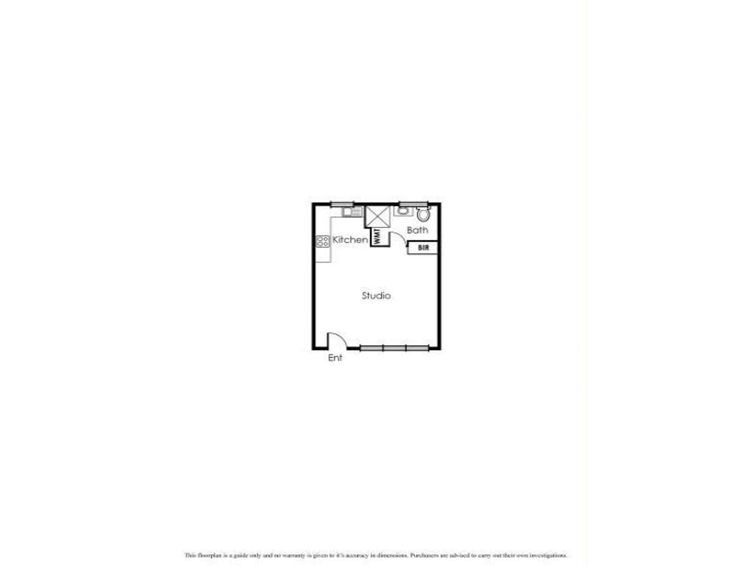 Floorplan of Homely studio listing, 11/38 Dalgety Street, St Kilda VIC 3182