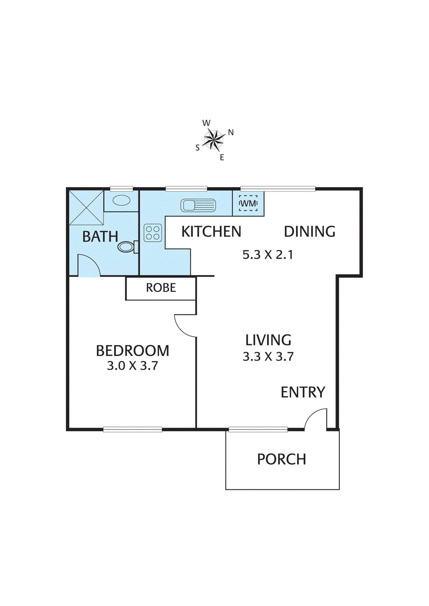 Floorplan of Homely apartment listing, 5/319 Riversdale Road, Hawthorn East VIC 3123