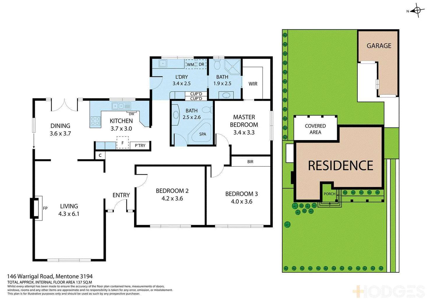 Floorplan of Homely house listing, 146 Warrigal Road, Mentone VIC 3194