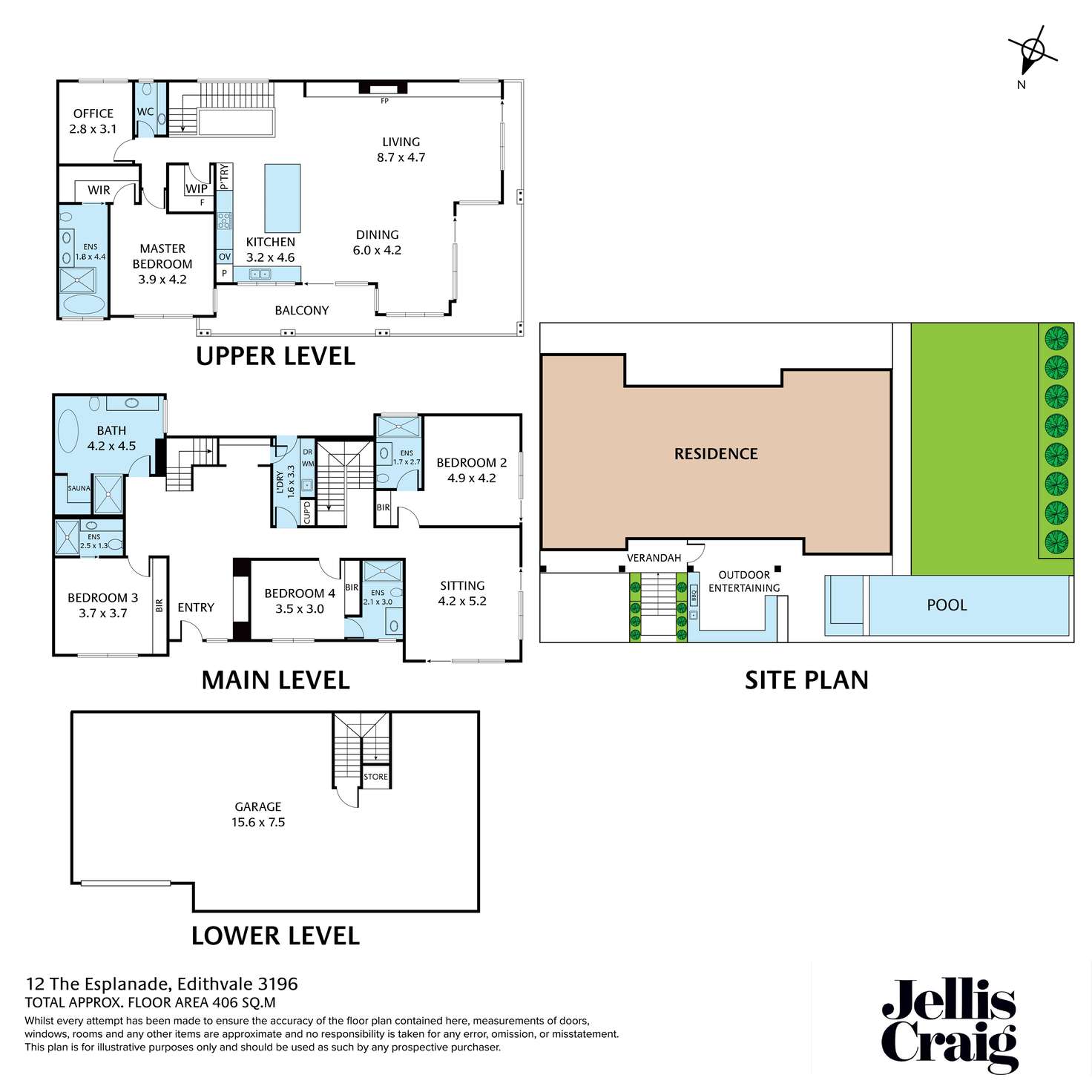 Floorplan of Homely house listing, 12 The Esplanade, Edithvale VIC 3196