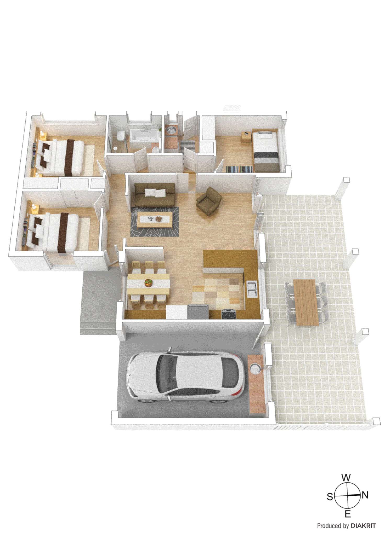 Floorplan of Homely unit listing, 2/181 Waverley Road, Mount Waverley VIC 3149