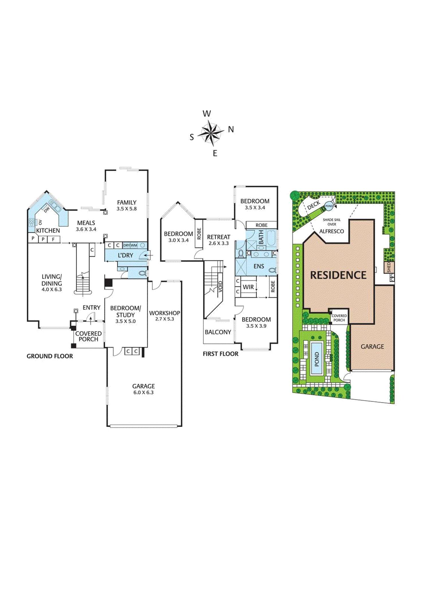 Floorplan of Homely house listing, 41 Murray Drive, Burwood VIC 3125