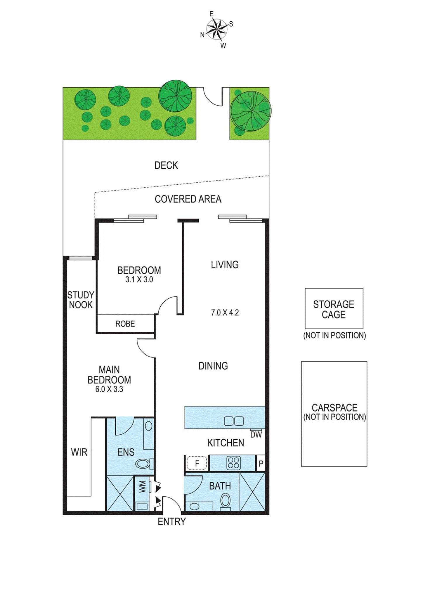 Floorplan of Homely apartment listing, 4/3 Elliott Avenue, Carnegie VIC 3163