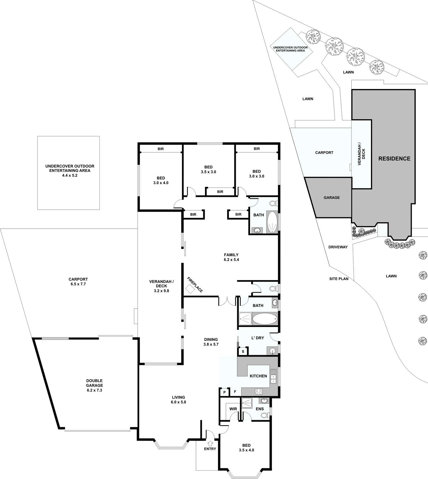 Floorplan of Homely house listing, 14 Stephanie Close, Ferntree Gully VIC 3156