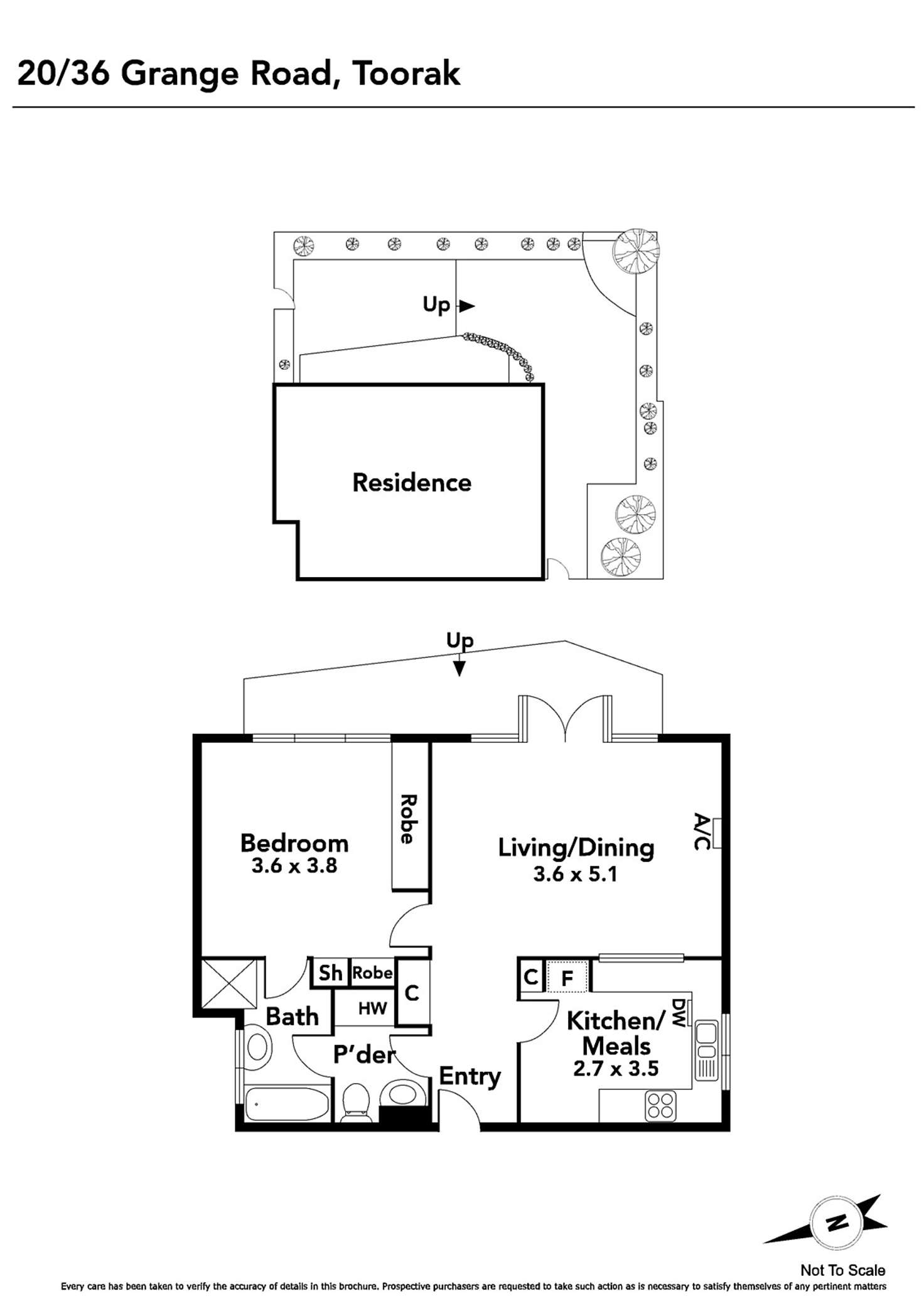 Floorplan of Homely apartment listing, 20/36 Grange Road, Toorak VIC 3142