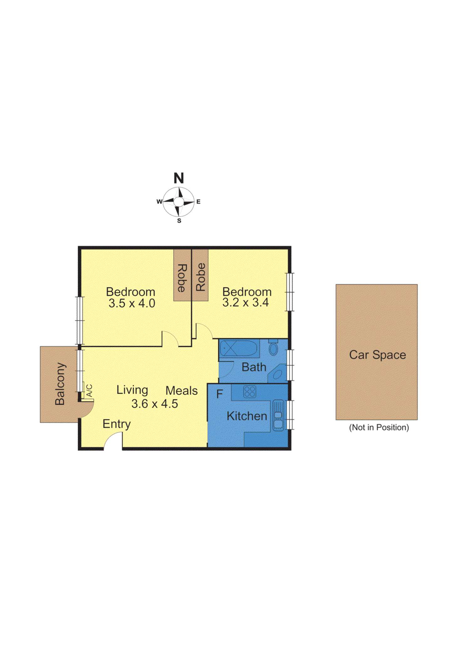 Floorplan of Homely apartment listing, 8/115 Victoria Road, Hawthorn East VIC 3123