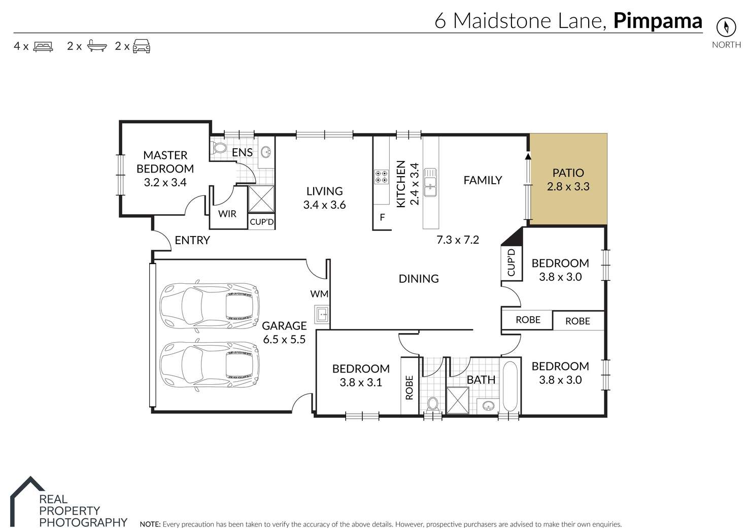 Floorplan of Homely house listing, 6 Maidstone Lane, Pimpama QLD 4209
