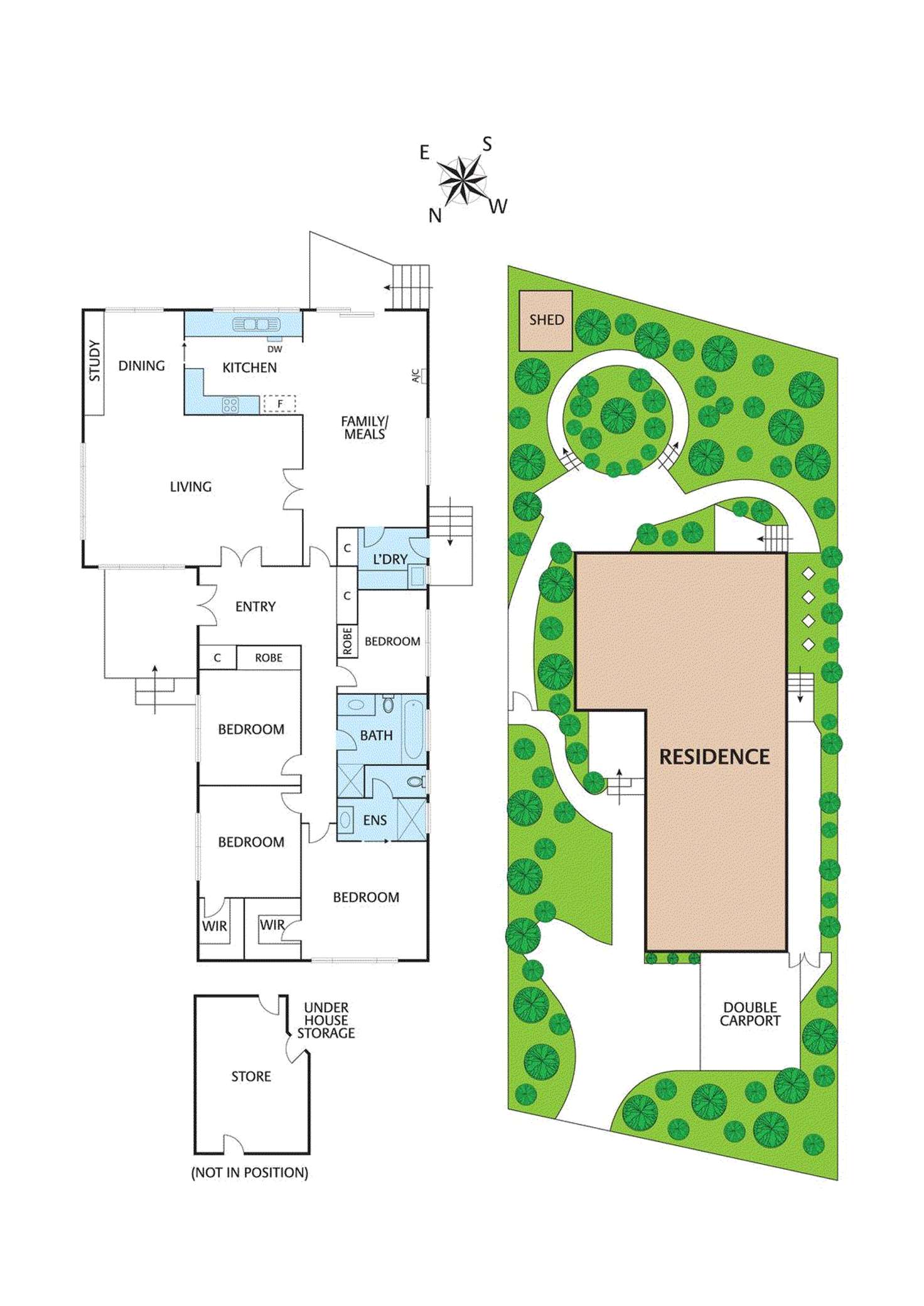 Floorplan of Homely house listing, 9 Highland Avenue, Mitcham VIC 3132